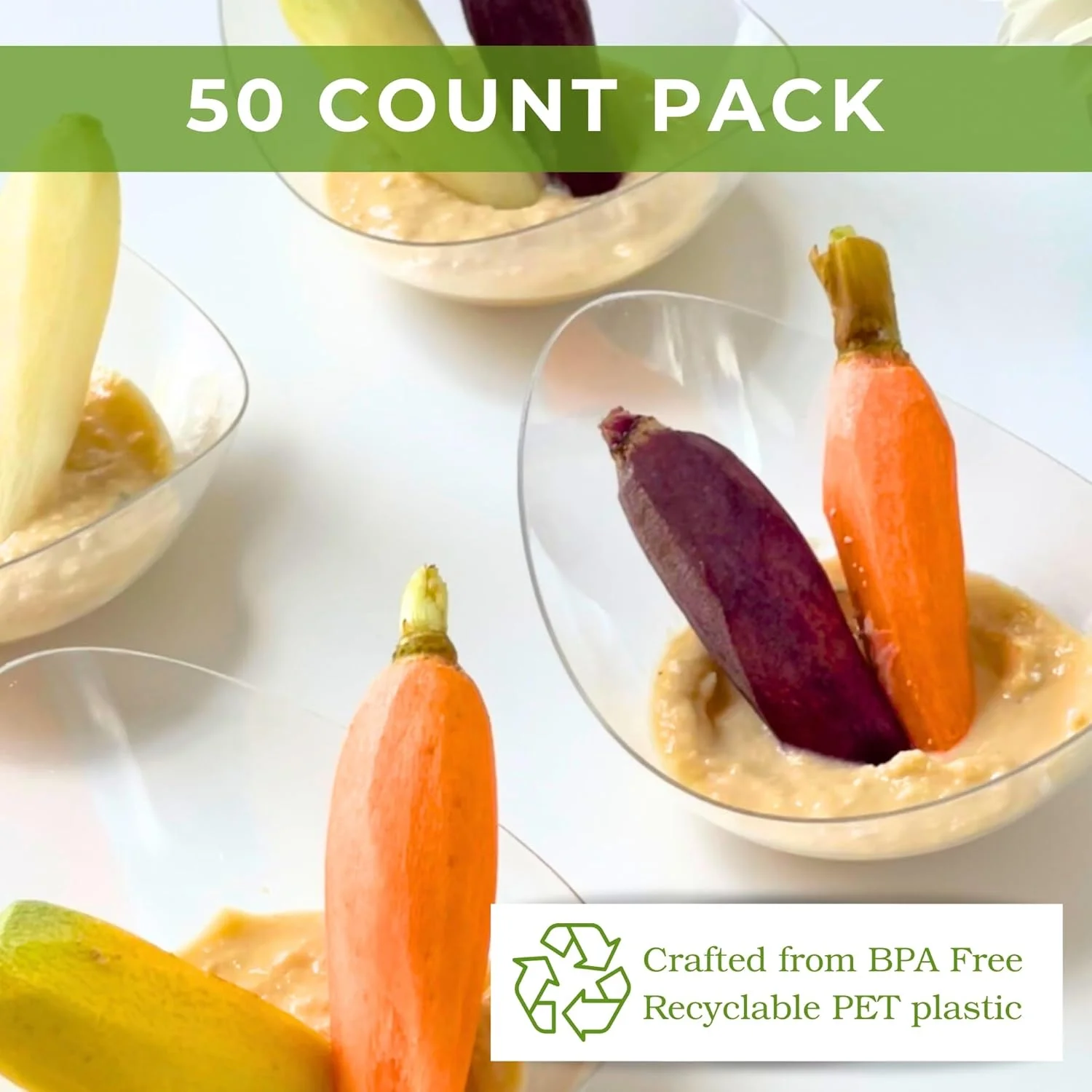 بسته 50 عددی مینی کاسه دسر گلبرگی یکبار مصرف 2 اونسی، فنجان های دسر پلاستیکی شفاف قابل بازیافت برای بستنی و تست، مینی فنجان های پلاستیکی کوچک، فنجان های تست مینی ایده آل برای عروسی ها و مهمانی ها - CMJJ بسته 50 عددی مینی کاسه دسر گلبرگی یکبار مصرف 2 اونسی، فنجان های دسر پلاستیکی شفاف قابل بازیافت برای بستنی و تست، مینی فنجان های پلاستیکی کوچک، فنجان های تست مینی ایده آل برای عروسی ها و مهمانی ها - CMJJ