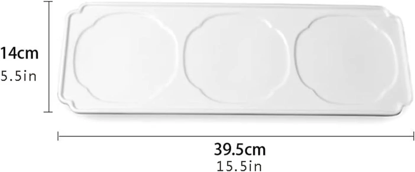 ست کاسه سرامیکی خوش یمن چینی با سینی، کاسه سس، کاسه دسر، کاسه دسر بستنی، کاسه کوچک پیش غذا