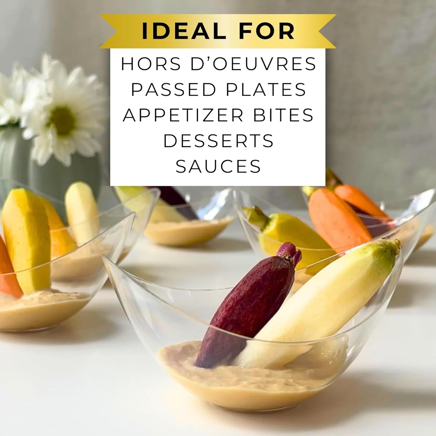 بسته 50 عددی مینی کاسه دسر گلبرگی یکبار مصرف 2 اونسی، فنجان های دسر پلاستیکی شفاف قابل بازیافت برای بستنی و تست، مینی فنجان های پلاستیکی کوچک، فنجان های تست مینی ایده آل برای عروسی ها و مهمانی ها - CMJJ بسته 50 عددی مینی کاسه دسر گلبرگی یکبار مصرف 2 اونسی، فنجان های دسر پلاستیکی شفاف قابل بازیافت برای بستنی و تست، مینی فنجان های پلاستیکی کوچک، فنجان های تست مینی ایده آل برای عروسی ها و مهمانی ها - CMJJ