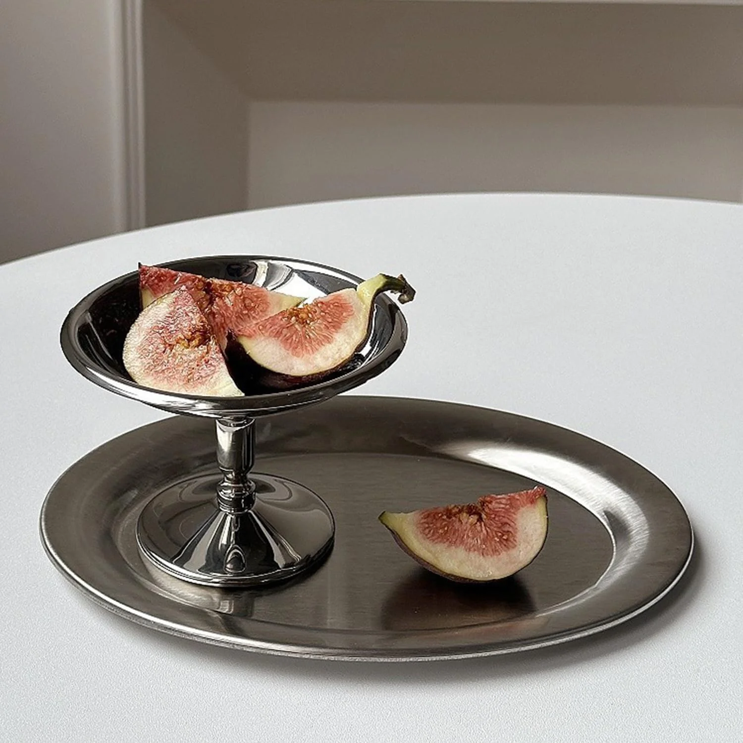 ست 4 تایی کاسه بستنی، قطر 10 سانتی متر، کاسه دسر استیل ضد زنگ وینتیج، لیوان کوکتل، کاسه دسر پایه دار، لیوان دسر بستنی سان دی برای میوه، سالاد، ماست و پودینگ میوه ست 4 تایی کاسه بستنی، قطر 10 سانتی متر، کاسه دسر استیل ضد زنگ وینتیج، لیوان کوکتل، کاسه دسر پایه دار، لیوان دسر بستنی سان دی برای میوه، سالاد، ماست و پودینگ میوه