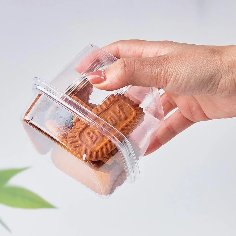 بسته 50 عددی فنجان دسر 8 اونسی مربع پلاستیکی با درب و قاشق، فنجان های شفاف پلاستیکی ماست و پارفه، فنجان کیک برای موس، میوه، فنجان پودینگ موز (8OZ) بسته 50 عددی فنجان دسر 8 اونسی مربع پلاستیکی با درب و قاشق، فنجان های شفاف پلاستیکی ماست و پارفه، فنجان کیک برای موس، میوه، فنجان پودینگ موز (8OZ)