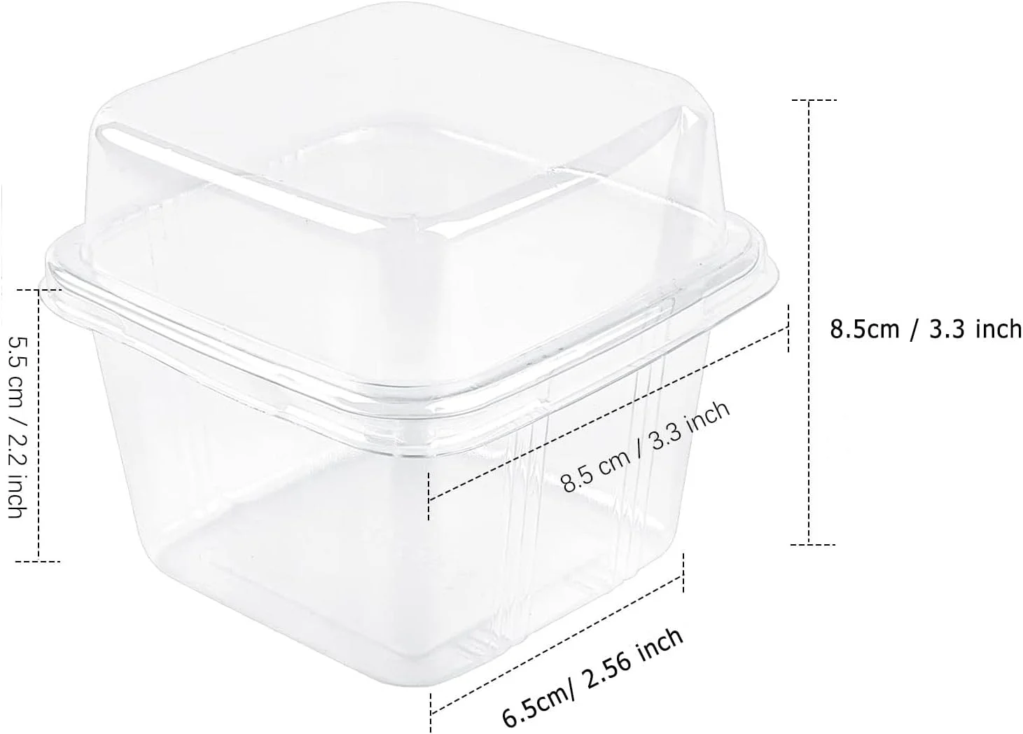 بسته 50 عددی فنجان دسر 8 اونسی مربع پلاستیکی با درب و قاشق، فنجان های شفاف پلاستیکی ماست و پارفه، فنجان کیک برای موس، میوه، فنجان پودینگ موز (8OZ) بسته 50 عددی فنجان دسر 8 اونسی مربع پلاستیکی با درب و قاشق، فنجان های شفاف پلاستیکی ماست و پارفه، فنجان کیک برای موس، میوه، فنجان پودینگ موز (8OZ)