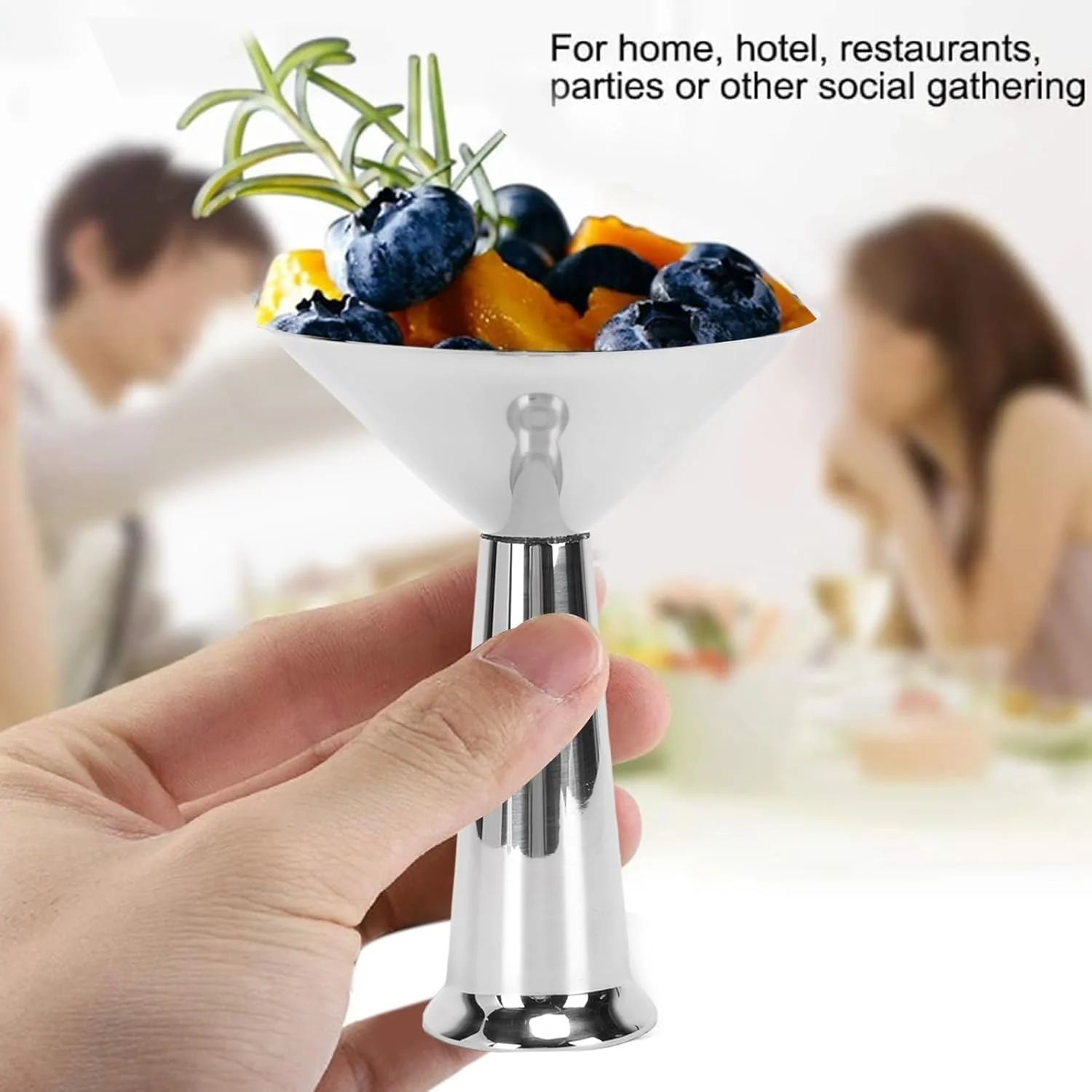 جام بستنی Depisuta، جام دسر استیل ضد زنگ پایه دار، جام های ماست، تنقلات و آبنبات برای سالاد، میوه، پودینگ، تزئینات جشن تولد و کریسمس (مخروطی) جام بستنی Depisuta، جام دسر استیل ضد زنگ پایه دار، جام های ماست، تنقلات و آبنبات برای سالاد، میوه، پودینگ، تزئینات جشن تولد و کریسمس (مخروطی)