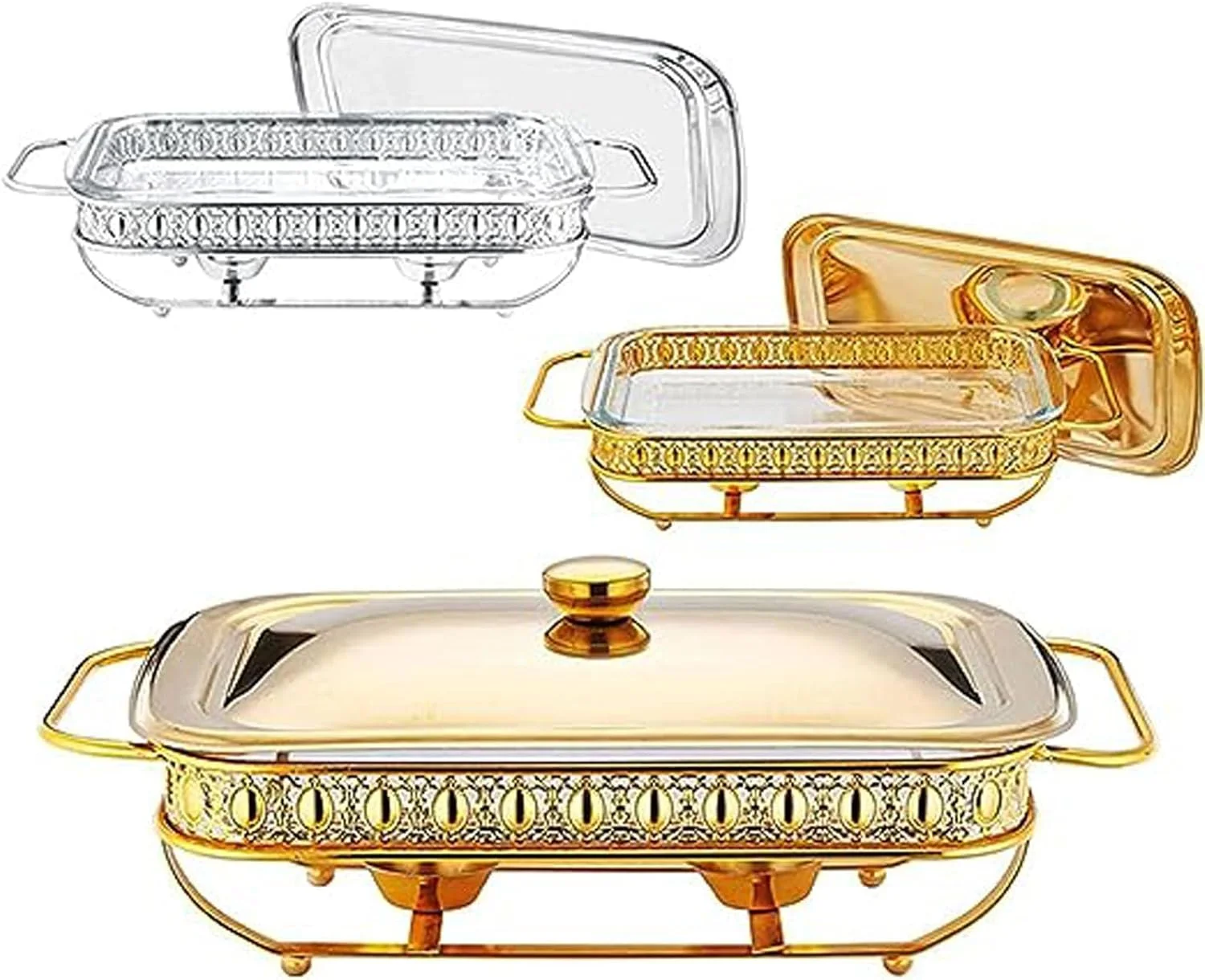 گرمکن غذا مستطیلی استیل 1.5 لیتری مناسب بوفه، پذیرایی، مهمانی ها، عروسی ها و تولدها، با قابلیت نگهداری آسان و صرفه جویی در فضا، نقره ای، نقره ای گرمکن غذا مستطیلی استیل 1.5 لیتری مناسب بوفه، پذیرایی، مهمانی ها، عروسی ها و تولدها، با قابلیت نگهداری آسان و صرفه جویی در فضا، نقره ای، نقره ای