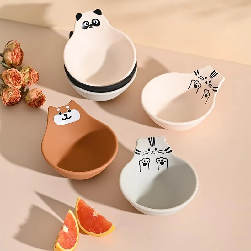 بافنسیجی بسته 2 عددی کاسه سیلیکونی، کاسه های نشکن غلات، کاسه کوچک دسر، کاسه اسنک 146 میلی لیتری، کاسه های سوپ سیلیکونی برای برنج، بستنی، بلغور جو دوسر، میوه، سی