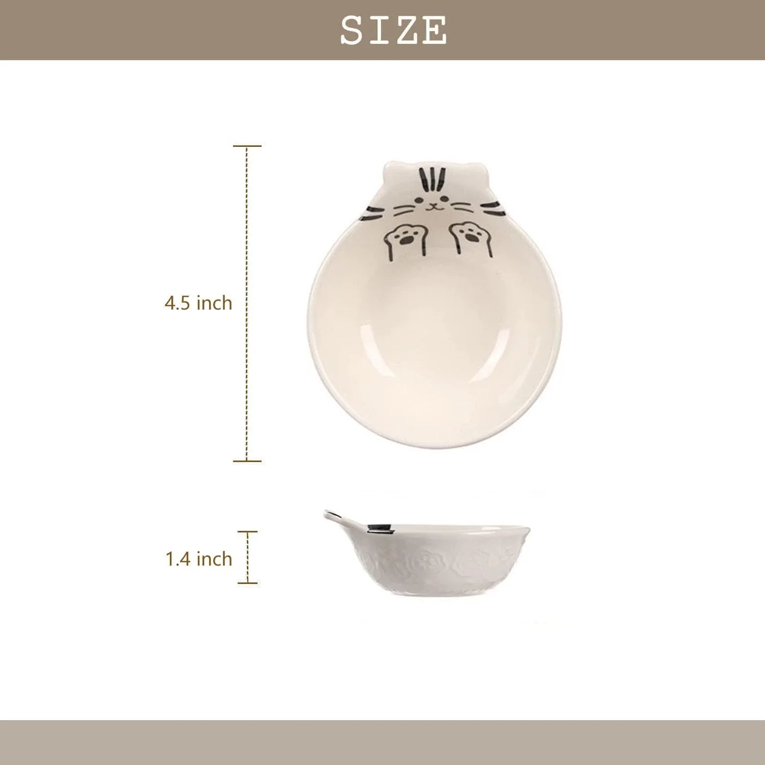 ست کاسه دسر سرامیکی FYUEROPA، ظروف کوچک سرو برای تنقلات، بستنی، میوه، ظروف جانبی و کاسه های سس، 120 میلی لیتر - ست 4 عددی ست کاسه دسر سرامیکی FYUEROPA، ظروف کوچک سرو برای تنقلات، بستنی، میوه، ظروف جانبی و کاسه های سس، 120 میلی لیتر - ست 4 عددی