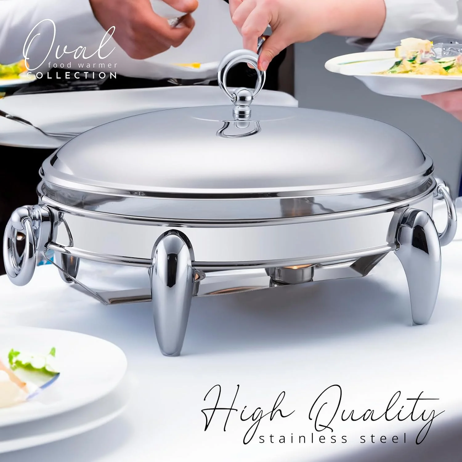 ظرف گرم نگهدارنده غذا گالاشیلد 3 کوارت | گرم کننده غذا برای مهمانی ها، ظرف سرو شیشه ای مقاوم در برابر حرارت فر با پایه و درب استیل ضد زنگ ظرف گرم نگهدارنده غذا گالاشیلد 3 کوارت | گرم کننده غذا برای مهمانی ها، ظرف سرو شیشه ای مقاوم در برابر حرارت فر با پایه و درب استیل ضد زنگ