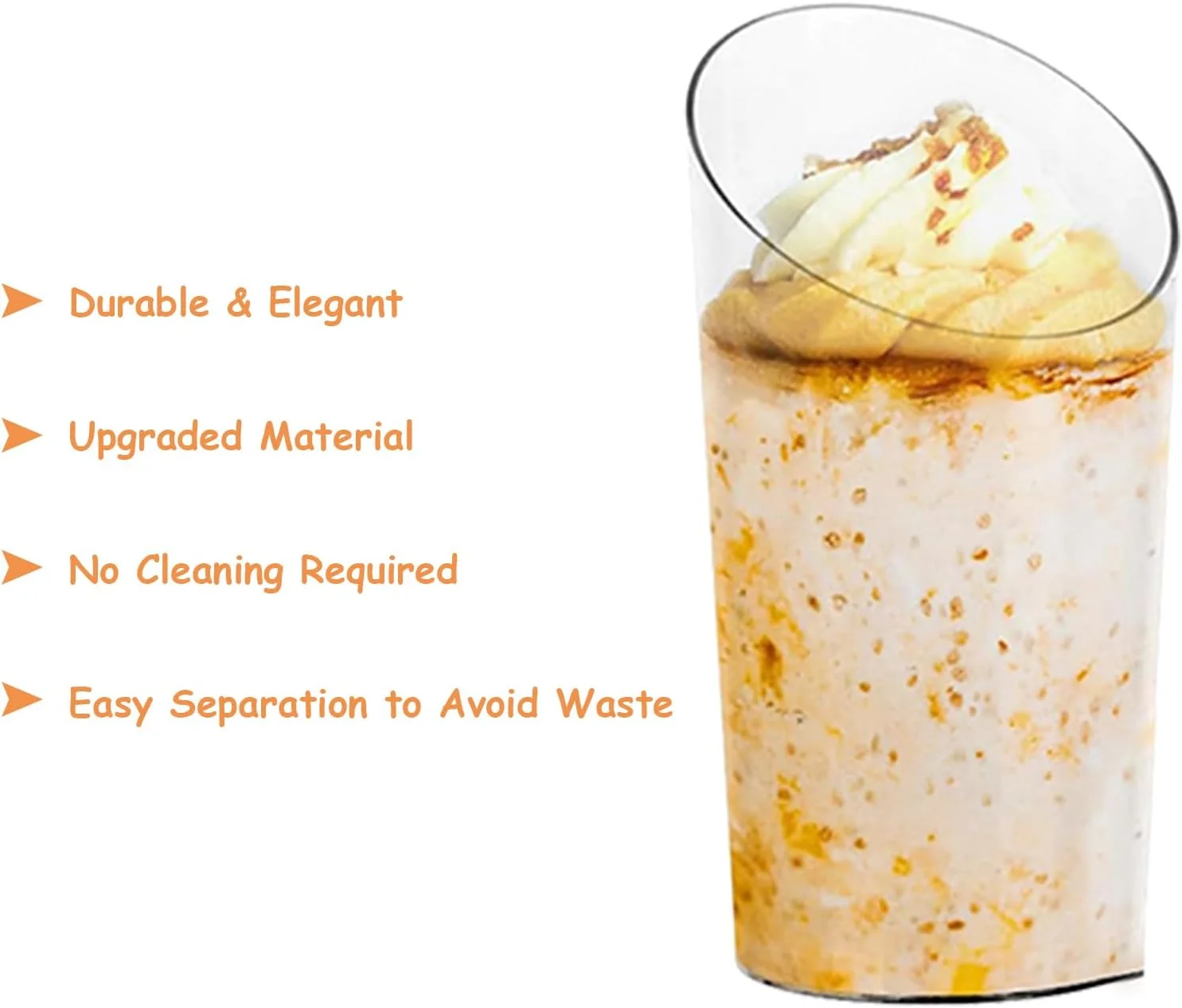 بسته 100 عددی مینی کاسه دسر پلاستیکی FWEEK، فنجان دسر پلاستیکی 65 میلی لیتری، فنجان دسر برای موس، پودینگ، دسر، عروسی، جشن تولد بسته 100 عددی مینی کاسه دسر پلاستیکی FWEEK، فنجان دسر پلاستیکی 65 میلی لیتری، فنجان دسر برای موس، پودینگ، دسر، عروسی، جشن تولد