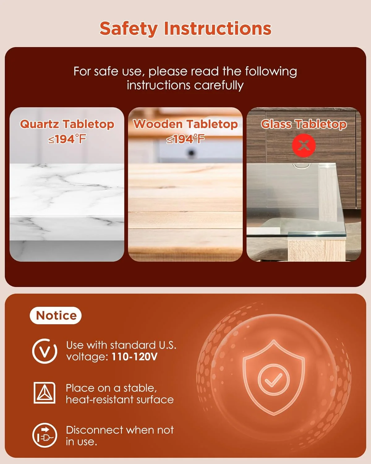 حصیر گرم کننده غذا FEPPO، فیلم گرمایش گرافن پیشرفته، سینی گرم کننده برقی سریع با سطح کامل با 6 سطح دمای قابل تنظیم و تایمر 6 ساعته، گرم کننده های غذای رولی برای مهمانی ها و بوفه حصیر گرم کننده غذا FEPPO، فیلم گرمایش گرافن پیشرفته، سینی گرم کننده برقی سریع با سطح کامل با 6 سطح دمای قابل تنظیم و تایمر 6 ساعته، گرم کننده های غذای رولی برای مهمانی ها و بوفه