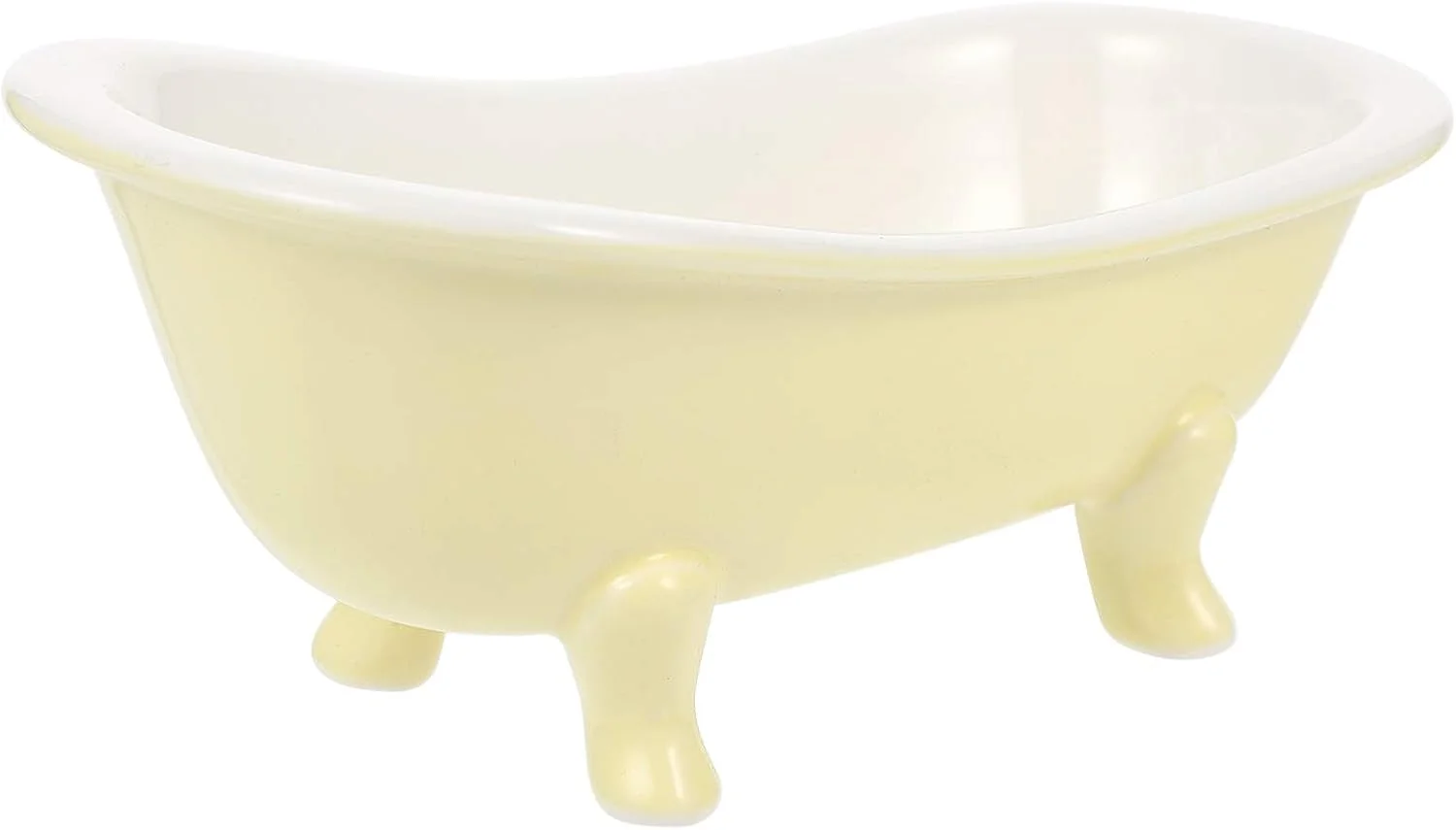 همتون کاسه دسر سرامیکی طرح وان حمام، ظرف صابون، کاسه بستنی، لیوان آبجو، کاسه میوه سرامیکی، کاسه های دیپ، کاسه آب نبات، کاسه های پیش غذا برای منزل و رستوران 200 میلی لیتر