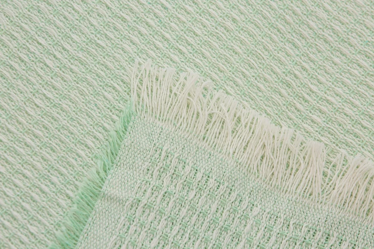 رو تختی چند منظوره تودوکاما، رو تختی، رو انداز تخت، رو انداز مبل، جاراپاس، وافل (180 x 260 سانتی متر و سبز)