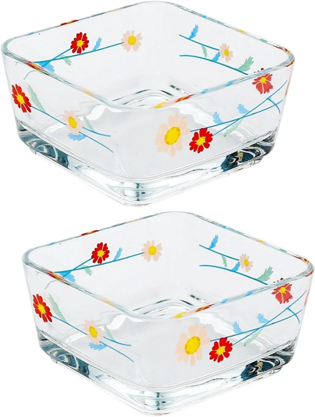 ایومی 2 بسته کاسه دسر کوچک، کاسه آب نبات طرح گل، کاسه شیشه ای مربع کوچک برای تنقلات، ماست، بستنی، سس، مخلفات، آماده سازی غذا (قرمز) ایومی 2 بسته کاسه دسر کوچک، کاسه آب نبات طرح گل، کاسه شیشه ای مربع کوچک برای تنقلات، ماست، بستنی، سس، مخلفات، آماده سازی غذا (قرمز)