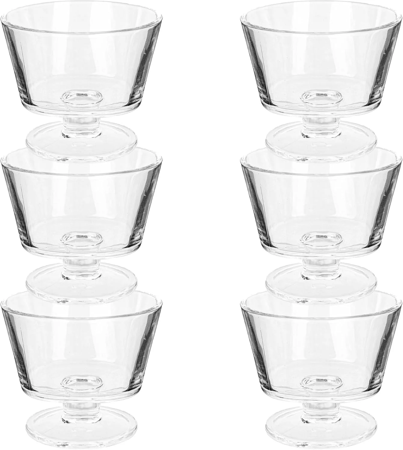 بستنی خوری کاداکس، ظرف دسر 280 میلی لیتری ساخته شده از شیشه، لیوان بستنی 10.6 × 9.4 سانتی متر، کاسه ژله میوه قابل شستشو در ماشین ظرفشویی، فنجان دسر برای بستنی (280 میلی لیتر، مجموعه 6 عددی) بستنی خوری کاداکس، ظرف دسر 280 میلی لیتری ساخته شده از شیشه، لیوان بستنی 10.6 × 9.4 سانتی متر، کاسه ژله میوه قابل شستشو در ماشین ظرفشویی، فنجان دسر برای بستنی (280 میلی لیتر، مجموعه 6 عددی)