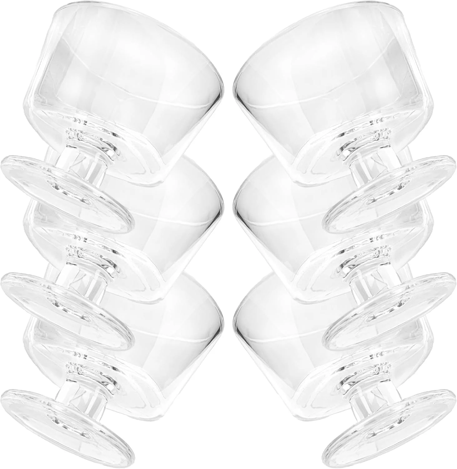 بستنی خوری کاداکس، ظرف دسر 280 میلی لیتری ساخته شده از شیشه، لیوان بستنی 10.6 × 9.4 سانتی متر، کاسه ژله میوه قابل شستشو در ماشین ظرفشویی، فنجان دسر برای بستنی (280 میلی لیتر، مجموعه 6 عددی) بستنی خوری کاداکس، ظرف دسر 280 میلی لیتری ساخته شده از شیشه، لیوان بستنی 10.6 × 9.4 سانتی متر، کاسه ژله میوه قابل شستشو در ماشین ظرفشویی، فنجان دسر برای بستنی (280 میلی لیتر، مجموعه 6 عددی)