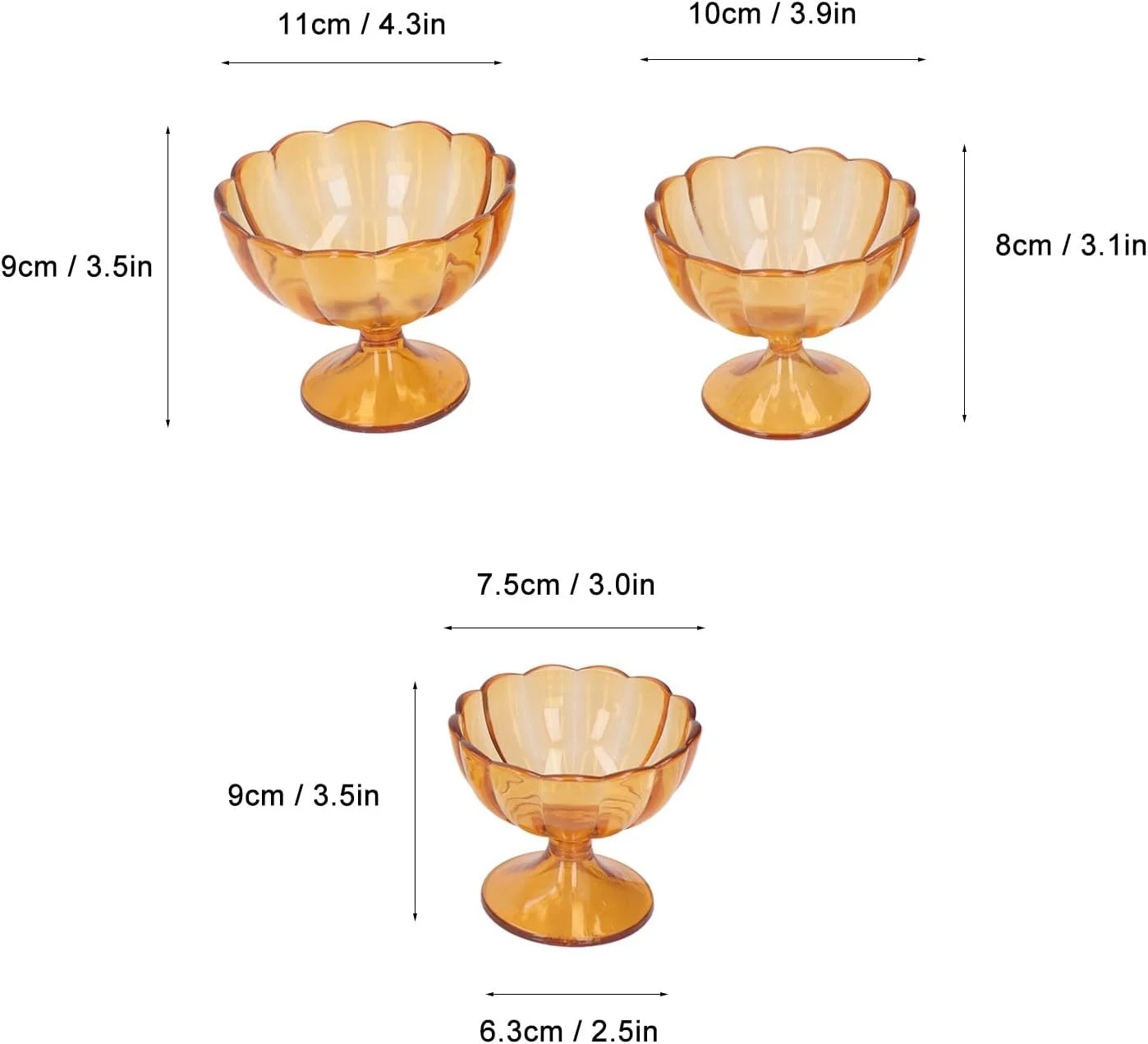 Jectse ست 3 عددی کاسه دسر پایه دار زیبا با قاشق استیل، فنجان پودینگ، مناسب مهمانی، خانواده، بار، کافه، رویدادهای فضای باز، پیک نیک، بستنی، سالاد میوه، اسنک، کوکتل (قهوه ای تیره) Jectse ست 3 عددی کاسه دسر پایه دار زیبا با قاشق استیل، فنجان پودینگ، مناسب مهمانی، خانواده، بار، کافه، رویدادهای فضای باز، پیک نیک، بستنی، سالاد میوه، اسنک، کوکتل (قهوه ای تیره)
