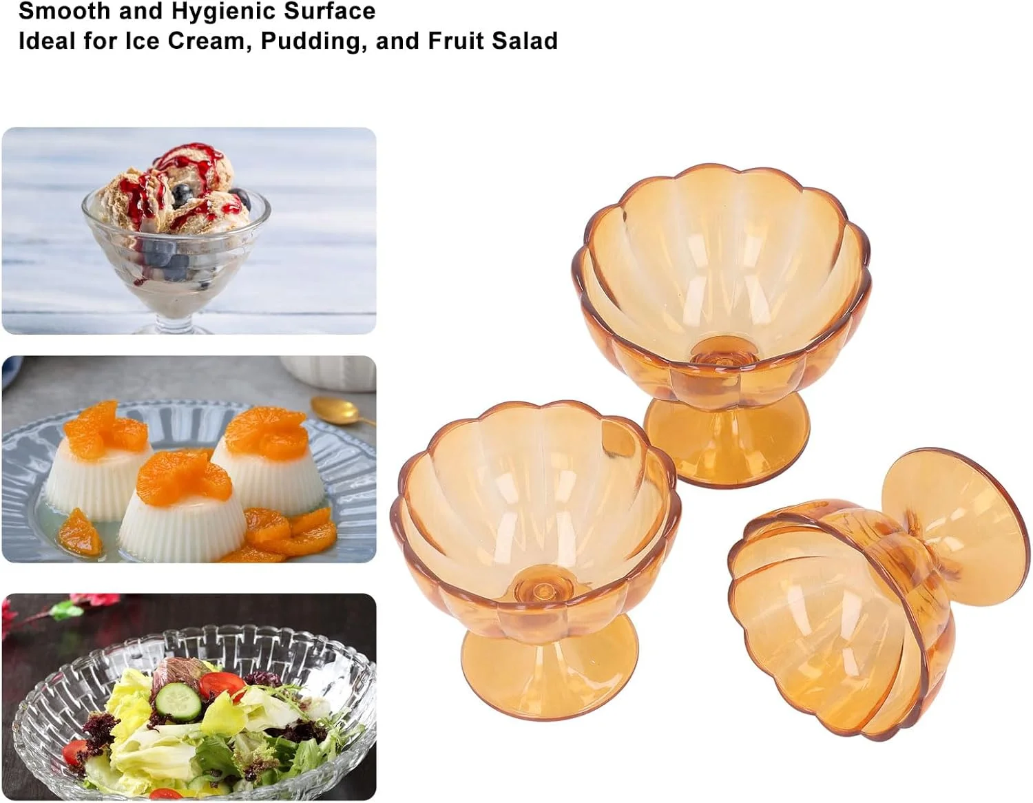 Jectse ست 3 عددی کاسه دسر پایه دار زیبا با قاشق استیل، فنجان پودینگ، مناسب مهمانی، خانواده، بار، کافه، رویدادهای فضای باز، پیک نیک، بستنی، سالاد میوه، اسنک، کوکتل (قهوه ای تیره) Jectse ست 3 عددی کاسه دسر پایه دار زیبا با قاشق استیل، فنجان پودینگ، مناسب مهمانی، خانواده، بار، کافه، رویدادهای فضای باز، پیک نیک، بستنی، سالاد میوه، اسنک، کوکتل (قهوه ای تیره)