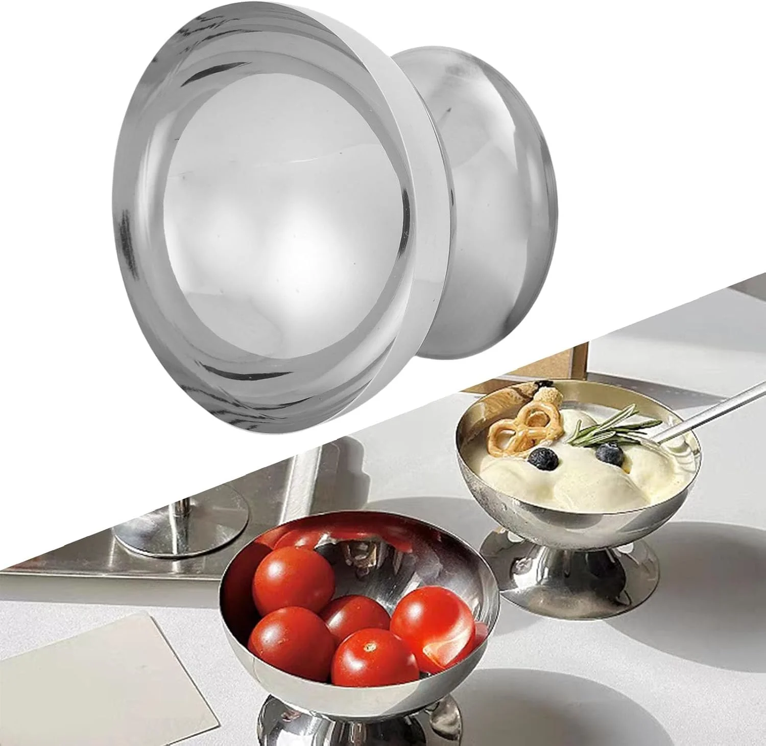 کاسه دسر استیل 304 Jectse، فنجان دسر 200 میلی لیتری، فنجان پودینگ، مناسب مهمانی، خانواده، بار، کافه، رویدادهای فضای باز، پیک نیک (کوتاه) کاسه دسر استیل 304 Jectse، فنجان دسر 200 میلی لیتری، فنجان پودینگ، مناسب مهمانی، خانواده، بار، کافه، رویدادهای فضای باز، پیک نیک (کوتاه)