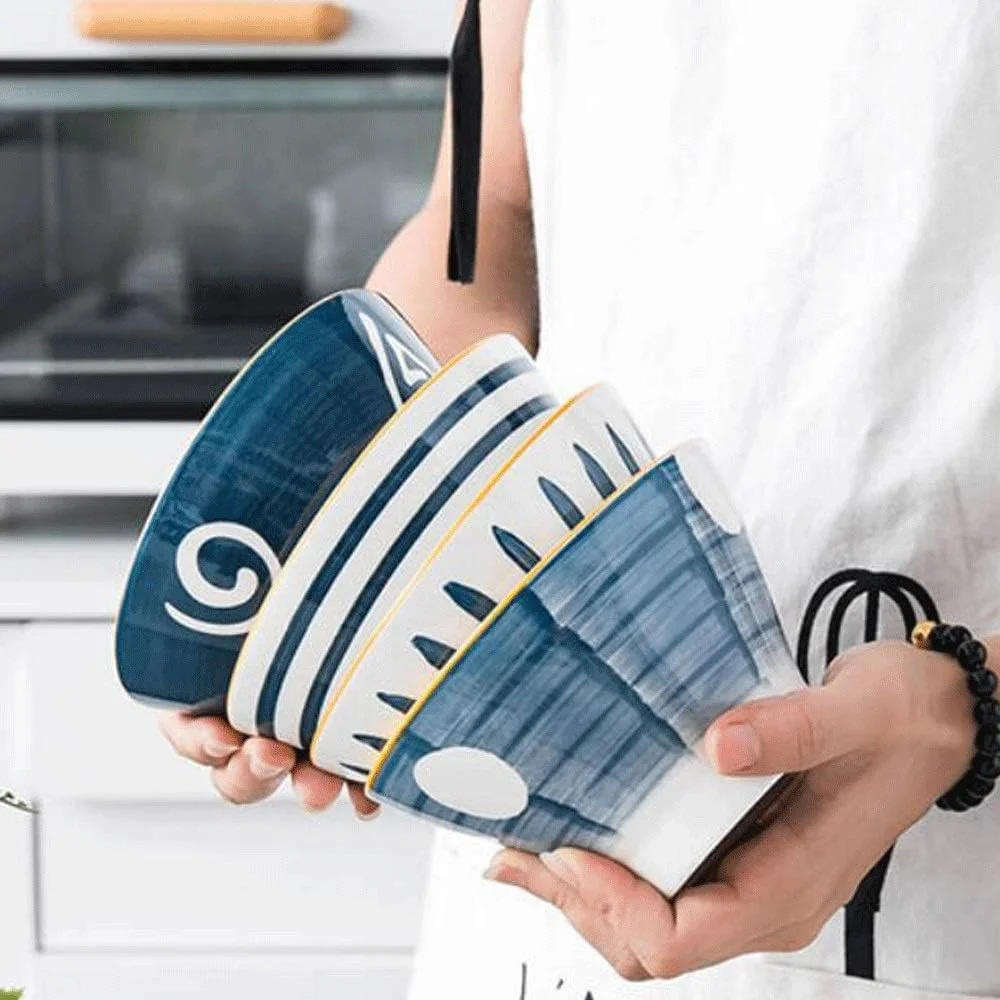 ست بشقاب و کاسه خانگی کاسه برنج 12.5*7.5 سانتی متر، کاسه سوپ، کاسه برنج پایه بلند، کاسه کلاهی زیبا، کاسه بستنی خلاقانه، کاسه دسر سرامیکی، تک نفره 350 میلی لیتر سبک و بادوام ضد ترک (A) ست بشقاب و کاسه خانگی کاسه برنج 12.5*7.5 سانتی متر، کاسه سوپ، کاسه برنج پایه بلند، کاسه کلاهی زیبا، کاسه بستنی خلاقانه، کاسه دسر سرامیکی، تک نفره 350 میلی لیتر سبک و بادوام ضد ترک (A)