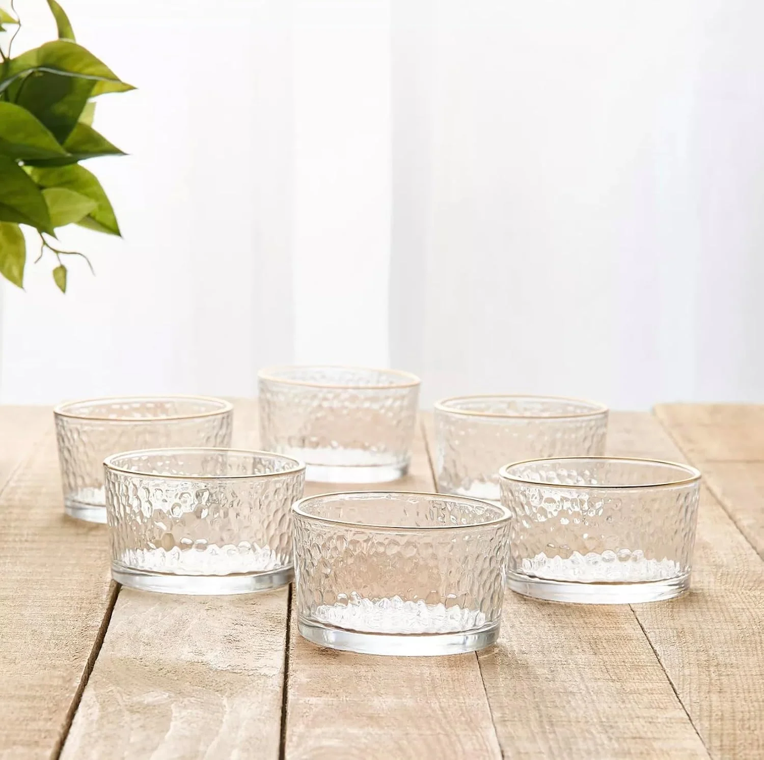 هومیز، ست 6 تایی کاسه دسر شیشه ای، ظروف 250 میلی لیتری، طراحی لوکس نوردی برای دسر، کاری، ماست، تنقلات، سبزیجات (چکشی) هومیز، ست 6 تایی کاسه دسر شیشه ای، ظروف 250 میلی لیتری، طراحی لوکس نوردی برای دسر، کاری، ماست، تنقلات، سبزیجات (چکشی)