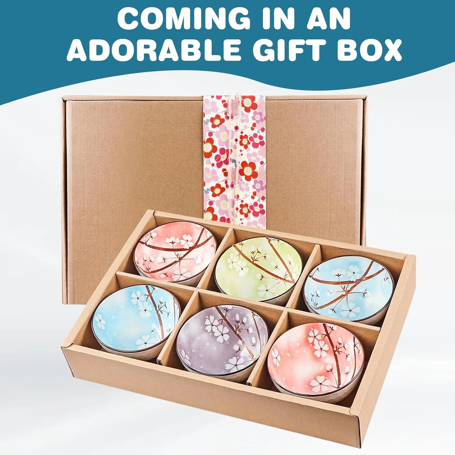 ست کاسه غلات خوری هوموری، مجموعه 6 عددی، کاسه دسر چینی 300 میلی لیتری، کاسه های سرامیکی کوچک رنگارنگ، کاسه های سرامیکی ژاپنی، ست کاسه برای میان وعده، برنج، غلات، دسر، بستنی (Sakura) ست کاسه غلات خوری هوموری، مجموعه 6 عددی، کاسه دسر چینی 300 میلی لیتری، کاسه های سرامیکی کوچک رنگارنگ، کاسه های سرامیکی ژاپنی، ست کاسه برای میان وعده، برنج، غلات، دسر، بستنی (Sakura)