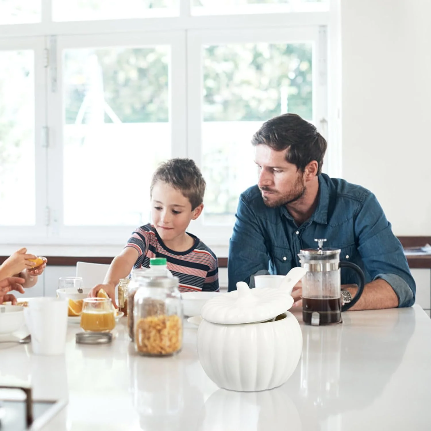 کاسه کدو تنبل سفید هموتون، کاسه های سوپ سرامیکی با درب و قاشق، کاسه های دسر، کاسه های غلات، پیش غذا، ظرف جانبی برای سوپ، تنقلات، بستنی، هدیه های مهمانی هالووین کاسه کدو تنبل سفید هموتون، کاسه های سوپ سرامیکی با درب و قاشق، کاسه های دسر، کاسه های غلات، پیش غذا، ظرف جانبی برای سوپ، تنقلات، بستنی، هدیه های مهمانی هالووین