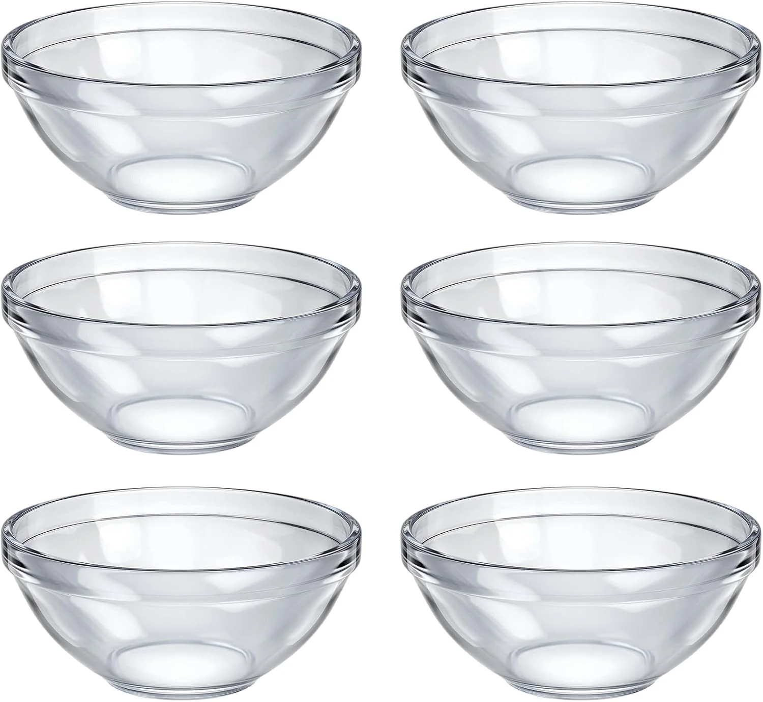 کاسه های شیشه ای شفاف 3 اینچی Henrrida، 6 عددی، کاسه های آماده سازی 2.5 اونسی قابل چیدن برای کاسه دسر، کاسه سس، کاسه های رویه بستنی، کاسه های آب نبات (شفاف) کاسه های شیشه ای شفاف 3 اینچی Henrrida، 6 عددی، کاسه های آماده سازی 2.5 اونسی قابل چیدن برای کاسه دسر، کاسه سس، کاسه های رویه بستنی، کاسه های آب نبات (شفاف)