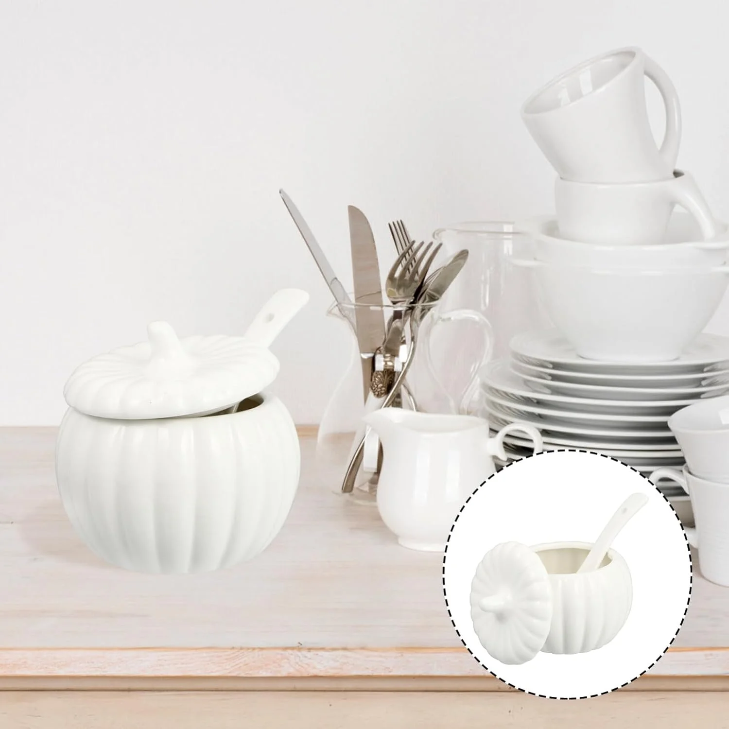 کاسه کدو تنبل سفید هموتون، کاسه های سوپ سرامیکی با درب و قاشق، کاسه های دسر، کاسه های غلات، پیش غذا، ظرف جانبی برای سوپ، تنقلات، بستنی، هدیه های مهمانی هالووین کاسه کدو تنبل سفید هموتون، کاسه های سوپ سرامیکی با درب و قاشق، کاسه های دسر، کاسه های غلات، پیش غذا، ظرف جانبی برای سوپ، تنقلات، بستنی، هدیه های مهمانی هالووین