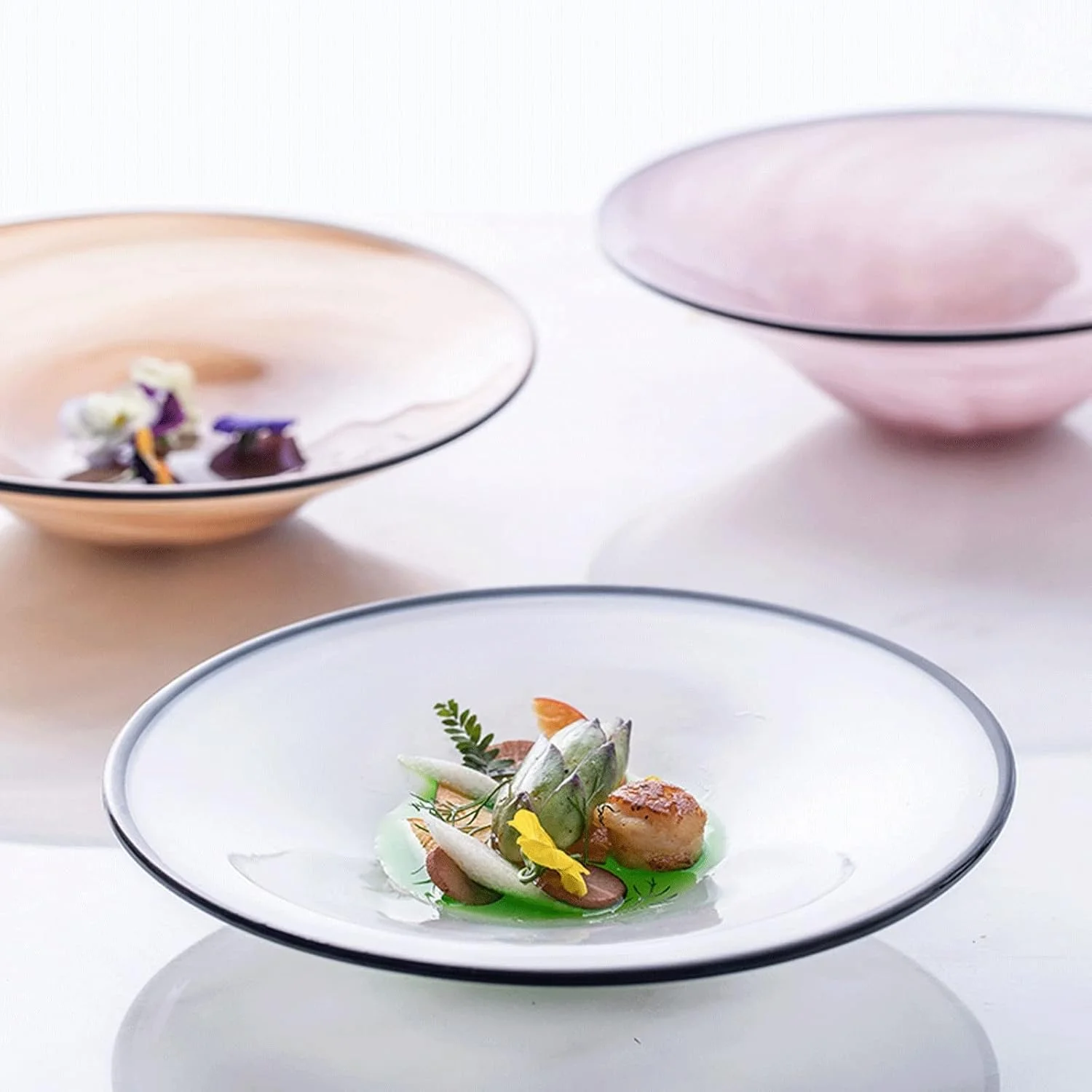 اچ اف ان جی ان جی جی کاسه شیشه ای سالاد، کاسه های سرو آماده سازی، کاسه های دسر قابل انباشت برای آماده سازی آشپزخانه، دسر، دیپ، آب نبات، آجیل (آبی) اچ اف ان جی ان جی جی کاسه شیشه ای سالاد، کاسه های سرو آماده سازی، کاسه های دسر قابل انباشت برای آماده سازی آشپزخانه، دسر، دیپ، آب نبات، آجیل (آبی)