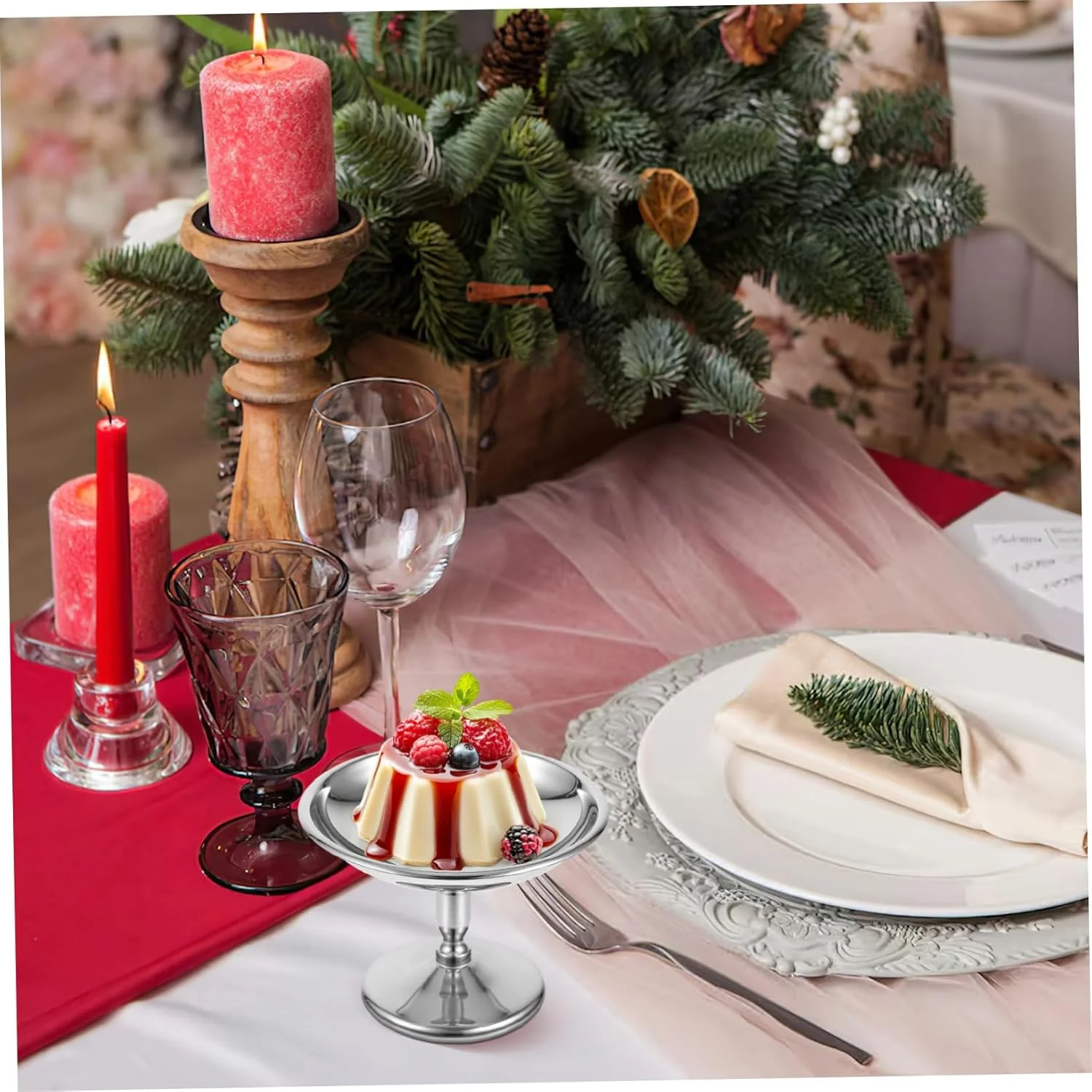 همتون کاسه دسر فلزی، جام بستنی، کاسه بستنی استیل، کاسه میوه، جام موس، کاسه دسر برای سرو بستنی، سالاد، میوه و پودینگ همتون کاسه دسر فلزی، جام بستنی، کاسه بستنی استیل، کاسه میوه، جام موس، کاسه دسر برای سرو بستنی، سالاد، میوه و پودینگ