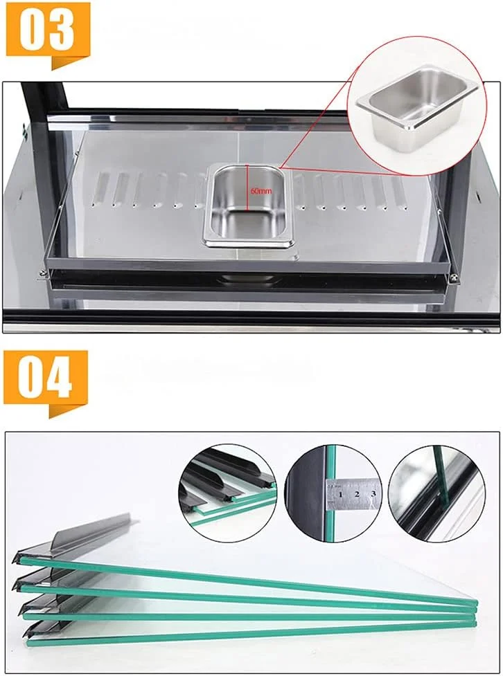 گرمکن غذای شیشه ای برقی گریس کیچن (660 * 480 * 640) گرمکن غذای شیشه ای برقی گریس کیچن (660 * 480 * 640)