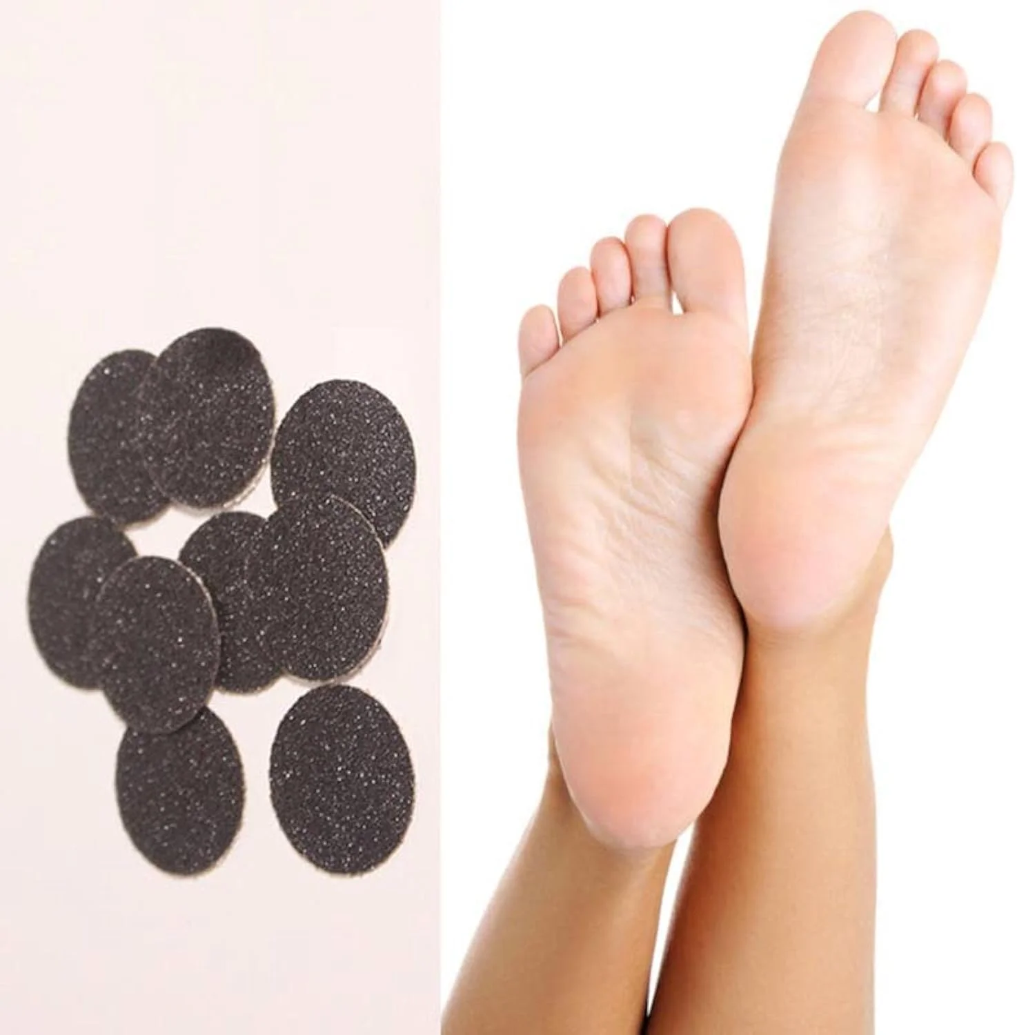 سوهان برقی پدیکور پا برانسون به همراه 50 عدد دیسک سمباده تعویضی برای از بین بردن پینه، پوست خشک و سخت، سایز XS 10mm، درجه زبری 180 سوهان برقی پدیکور پا برانسون به همراه 50 عدد دیسک سمباده تعویضی برای از بین بردن پینه، پوست خشک و سخت، سایز XS 10mm، درجه زبری 180