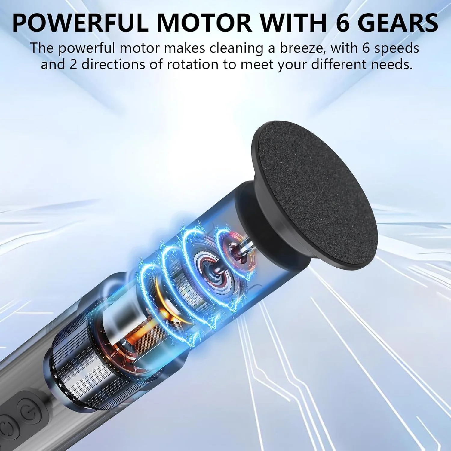 سوهان برقی پینه پا Bindokun، سوهان برقی 2 در 1 با سرعت قابل تنظیم برای پا، قابل شارژ، 6 سرعت برای پاشنه های ترک خورده، پینه و پوست مرده سوهان برقی پینه پا Bindokun، سوهان برقی 2 در 1 با سرعت قابل تنظیم برای پا، قابل شارژ، 6 سرعت برای پاشنه های ترک خورده، پینه و پوست مرده