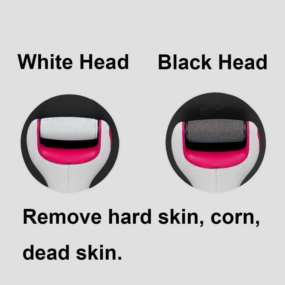 سوهان برقی پا BOMPOW، از بین برنده پینه پا، فایل پا شارژی، از بین برنده پوست سخت، ابزار پدیکور، کیت الکترونیکی از بین برنده پینه برای پاشنه های ترک خورده و پوست مرده با 2 سر غلتکی سوهان برقی پا BOMPOW، از بین برنده پینه پا، فایل پا شارژی، از بین برنده پوست سخت، ابزار پدیکور، کیت الکترونیکی از بین برنده پینه برای پاشنه های ترک خورده و پوست مرده با 2 سر غلتکی