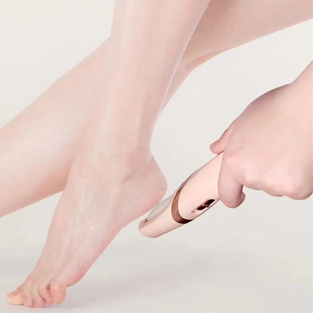 سوهان برقی کوچک از بین برنده پینه پا Derovan - کیت پدیکور فایل پا شارژی با 2 سری غلتکی، شارژ USB، ابزار حرفه ای مراقبت از پا سوهان برقی کوچک از بین برنده پینه پا Derovan - کیت پدیکور فایل پا شارژی با 2 سری غلتکی، شارژ USB، ابزار حرفه ای مراقبت از پا