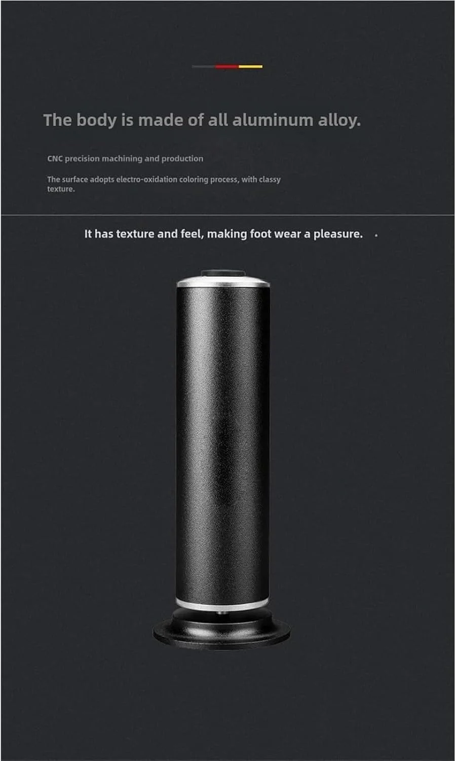 دستگاه از بین برنده پینه برقی پا Dermave، دستگاه از بین برنده پینه برقی پا، سوهان برقی از بین برنده پینه پا، سمباده پا از بین برنده پینه، بدنه آلیاژ آلومینیوم، سرعت قابل تنظیم 0-600 دور در دقیقه