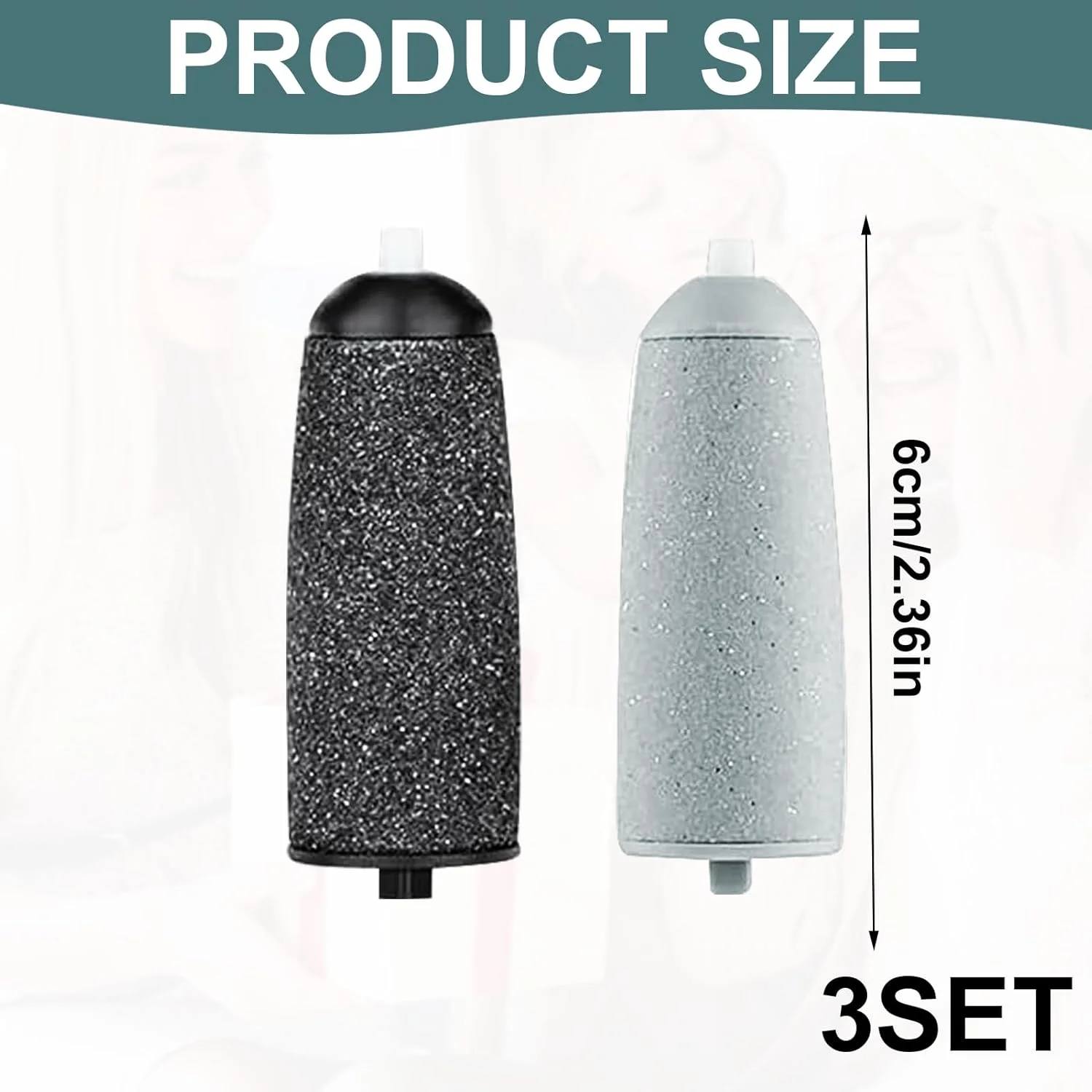 BOULESENM 6 عدد سری یدکی پدیکور، از بین برنده پینه، غلتک های یدکی برقی، پدهای یدکی برقی از بین برنده پینه پا با 3 سر دانه درشت و 3 سر دانه ریز (پدیکور) BOULESENM 6 عدد سری یدکی پدیکور، از بین برنده پینه، غلتک های یدکی برقی، پدهای یدکی برقی از بین برنده پینه پا با 3 سر دانه درشت و 3 سر دانه ریز (پدیکور)