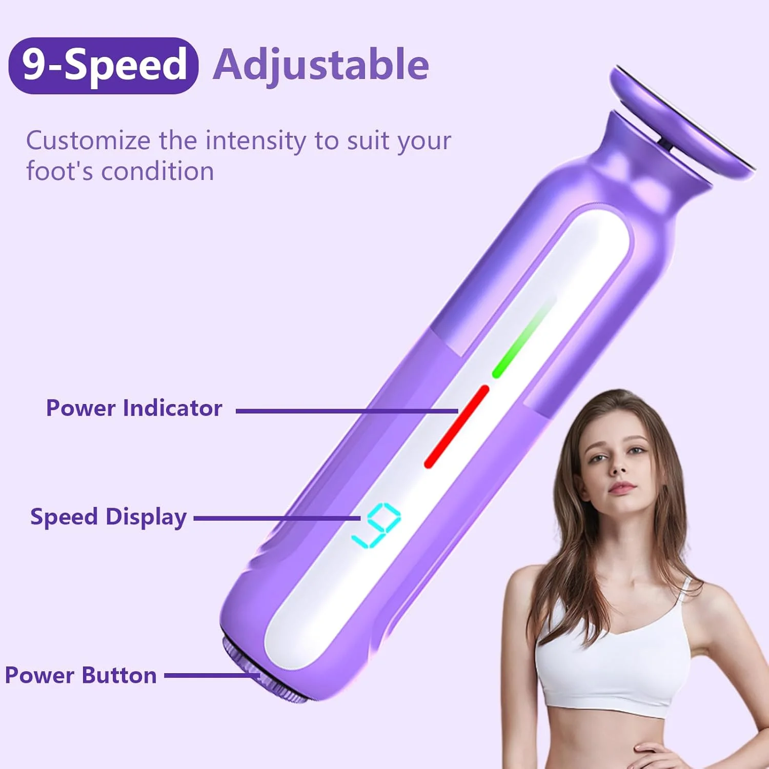 سوهان برقی پا، سوهان برقی قابل حمل 2 در 1، ابزار پدیکور پا مناسب برای پوست های مرده، ترک خورده و خشک، هدیه ای ایده آل (شامل 2 عدد ناخن گیر) سوهان برقی پا، سوهان برقی قابل حمل 2 در 1، ابزار پدیکور پا مناسب برای پوست های مرده، ترک خورده و خشک، هدیه ای ایده آل (شامل 2 عدد ناخن گیر)