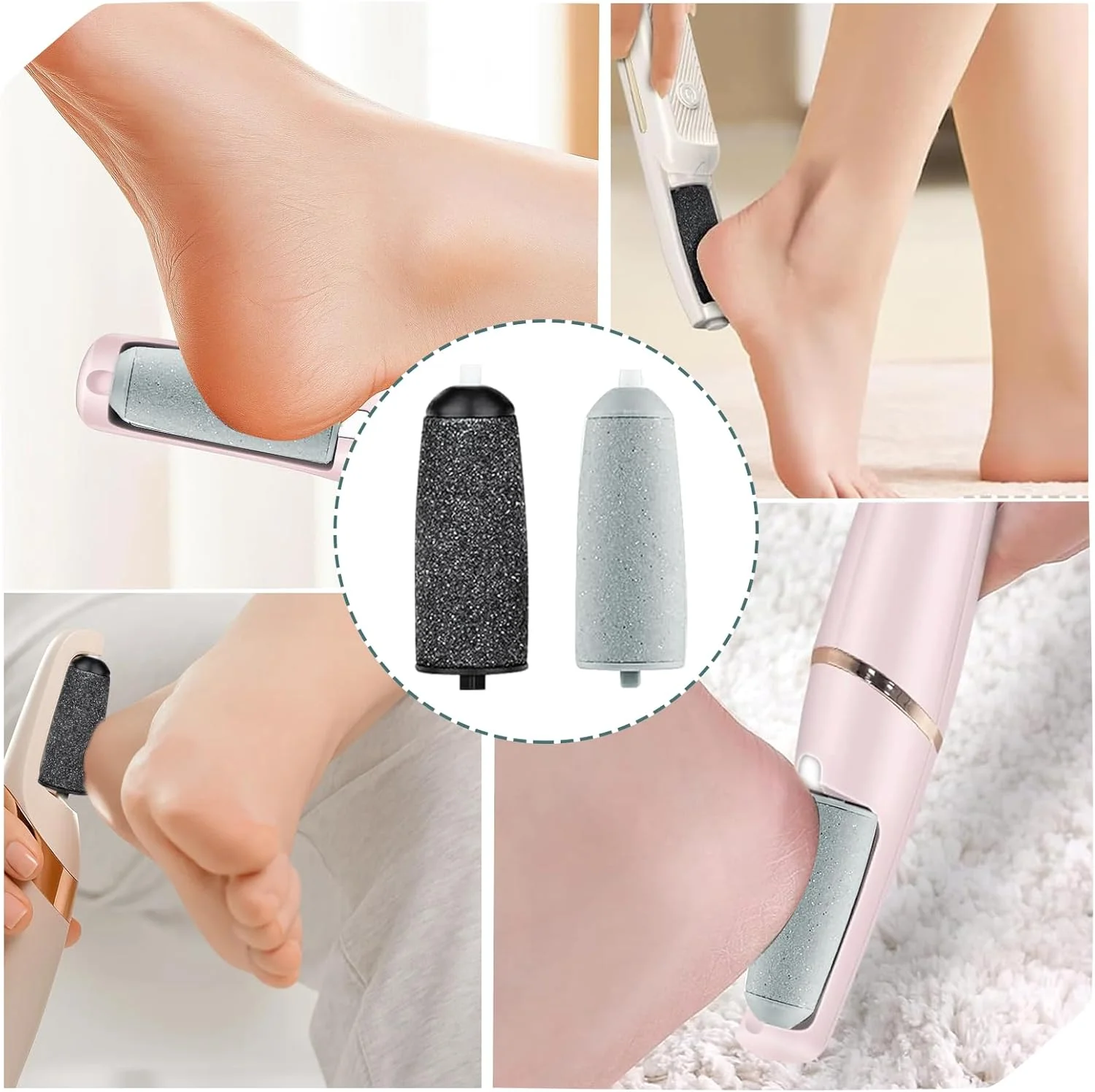 BOULESENM 6 عدد سری یدکی پدیکور، از بین برنده پینه، غلتک های یدکی برقی، پدهای یدکی برقی از بین برنده پینه پا با 3 سر دانه درشت و 3 سر دانه ریز (پدیکور) BOULESENM 6 عدد سری یدکی پدیکور، از بین برنده پینه، غلتک های یدکی برقی، پدهای یدکی برقی از بین برنده پینه پا با 3 سر دانه درشت و 3 سر دانه ریز (پدیکور)