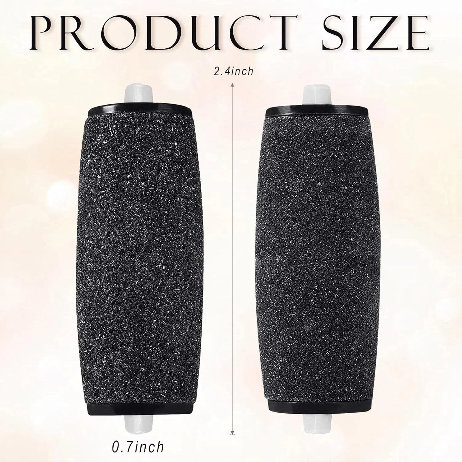 بسته 12 عددی غلتک های جایگزین KIRZAX برای از بین برنده پینه پا Scholl، سری های یدکی برای سوهان برقی پا، از بین برنده پینه، سازگار با Scholl Velvet Smooth، غلتک برای پدیکور بسته 12 عددی غلتک های جایگزین KIRZAX برای از بین برنده پینه پا Scholl، سری های یدکی برای سوهان برقی پا، از بین برنده پینه، سازگار با Scholl Velvet Smooth، غلتک برای پدیکور