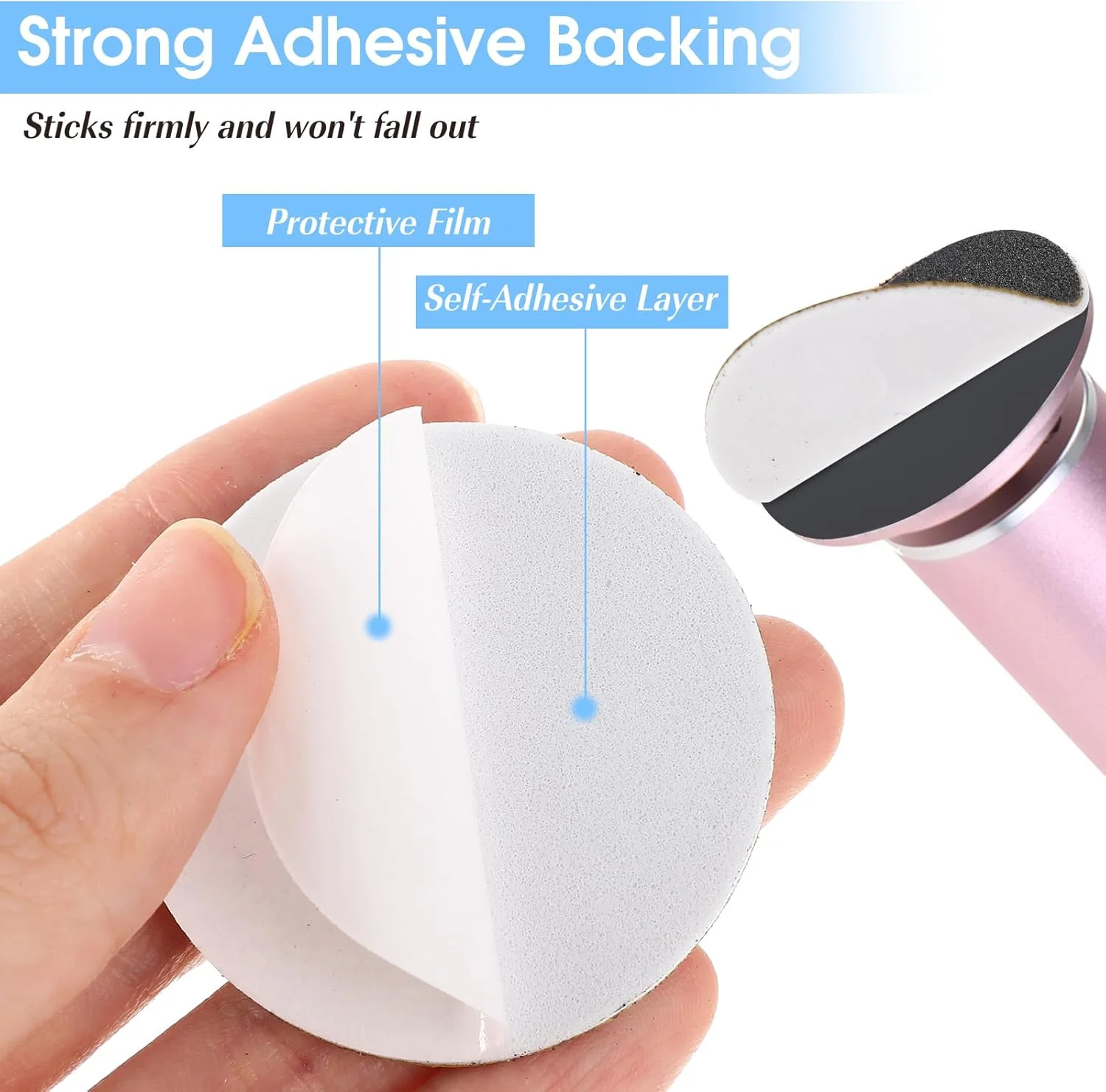 دایمهو دیسکهای سمبادهای قابل تعویض برای سوهان برقی پا، مجموعه 60 عددی سمباده برای پدیکور مردان و زنان، دیسکهای سمبادهای جایگزین ابزار حذف پوست مرده و ترک خورده، درجه زبری 60 دایمهو دیسکهای سمبادهای قابل تعویض برای سوهان برقی پا، مجموعه 60 عددی سمباده برای پدیکور مردان و زنان، دیسکهای سمبادهای جایگزین ابزار حذف پوست مرده و ترک خورده، درجه زبری 60