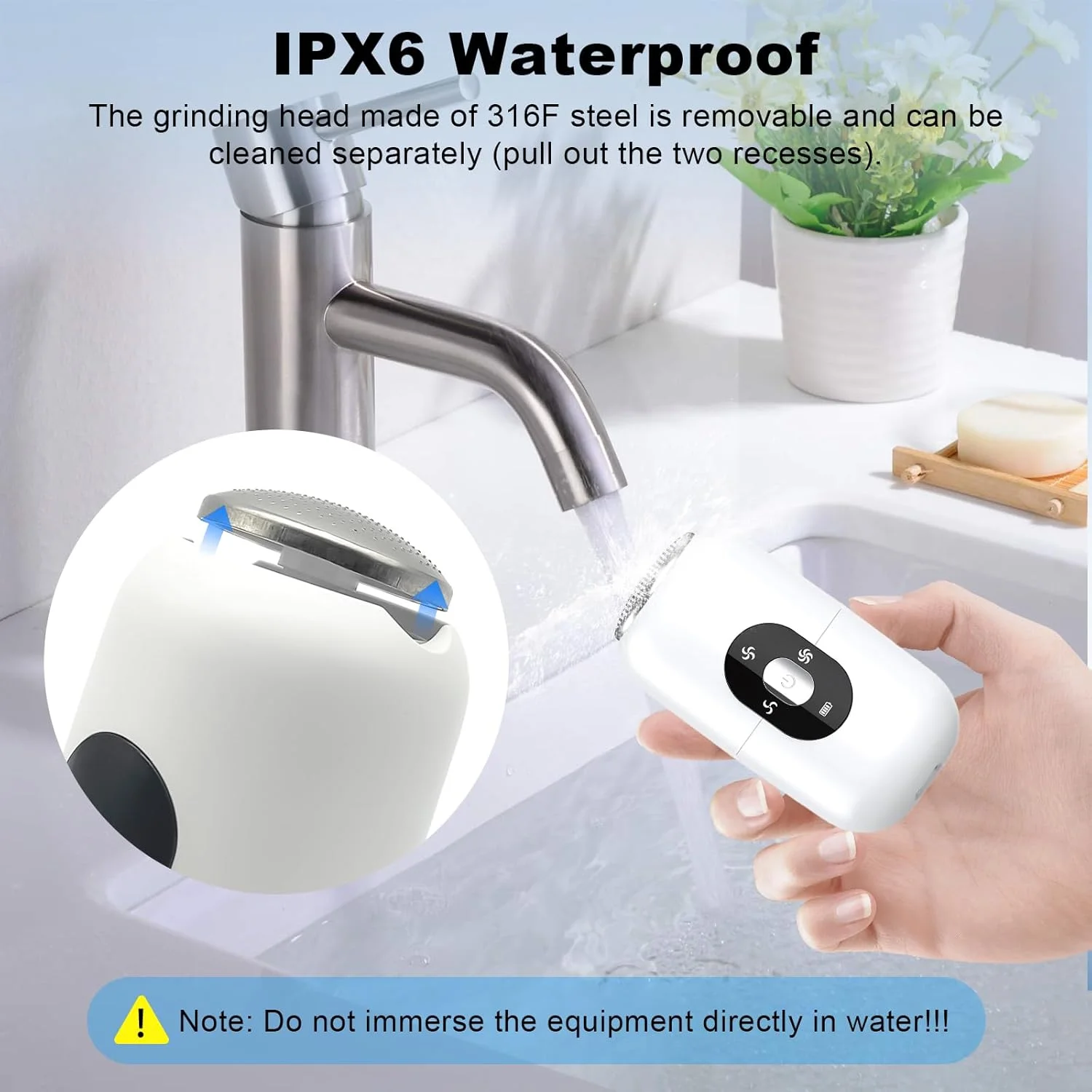 سوهان برقی پینه پا، دستگاه برقی از بین بردن پینه پا با 2 سری سنگ زنی استیل ضد زنگ، 3 سطح قابل تنظیم، سوهان برقی پینه پا قابل شارژ برای پاشنه های ترک خورده، شاخی سوهان برقی پینه پا، دستگاه برقی از بین بردن پینه پا با 2 سری سنگ زنی استیل ضد زنگ، 3 سطح قابل تنظیم، سوهان برقی پینه پا قابل شارژ برای پاشنه های ترک خورده، شاخی