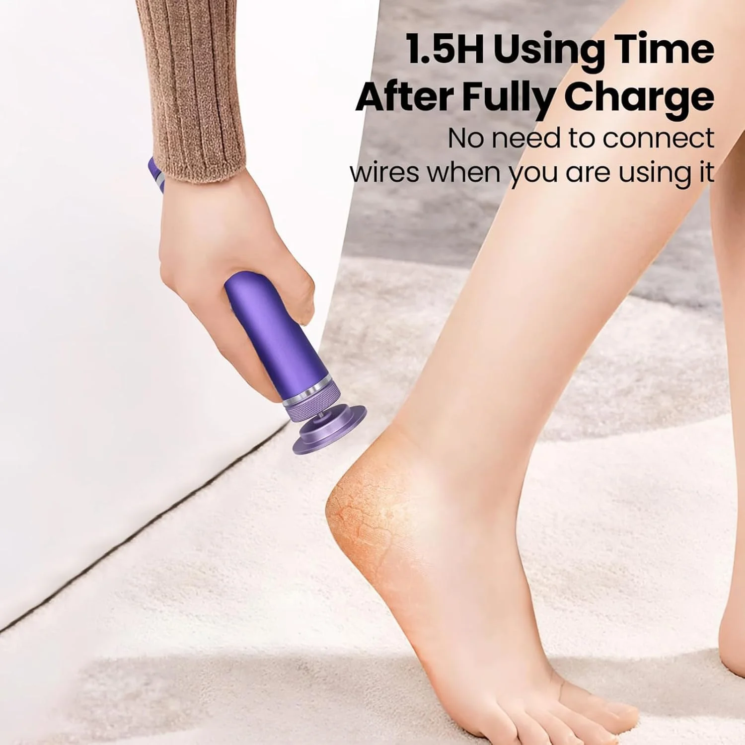 سوهان برقی پا | ماشین اصلاح برقی پا | اسکرابر پاشنه قابل تنظیم با 12 سرعت قابل شارژ برای مردان، زنان، ورزشکاران، سالمندان، پدیکور خانگی، سالن و اسپا سوهان برقی پا | ماشین اصلاح برقی پا | اسکرابر پاشنه قابل تنظیم با 12 سرعت قابل شارژ برای مردان، زنان، ورزشکاران، سالمندان، پدیکور خانگی، سالن و اسپا