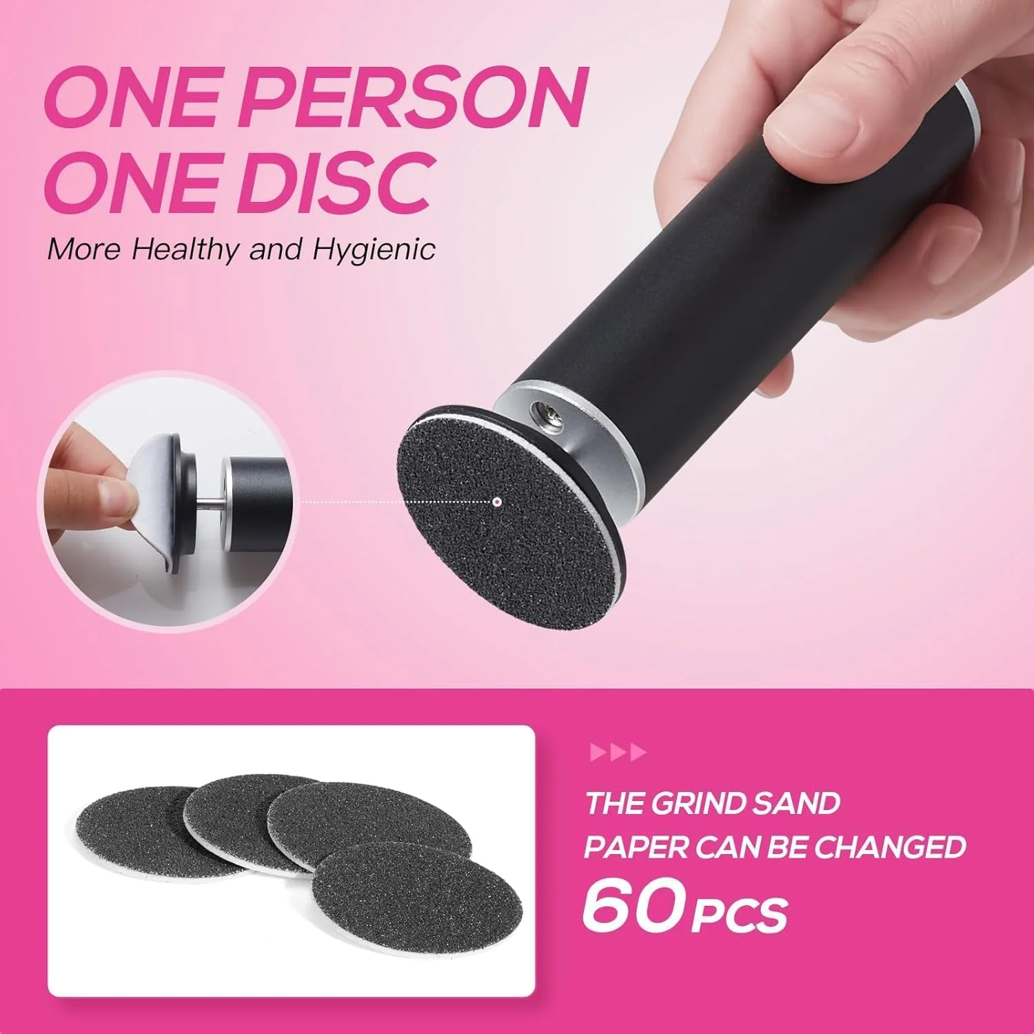 سوهان برقی پا، ابزار قابل تنظیم و چرخان برقی از بین برنده پوست مرده پا، ابزار از بین برنده پینه، سوهان برقی پا، سمباده پا، ابزار پدیکور، دارای پدهای یکبار مصرف سوهان برقی پا، ابزار قابل تنظیم و چرخان برقی از بین برنده پوست مرده پا، ابزار از بین برنده پینه، سوهان برقی پا، سمباده پا، ابزار پدیکور، دارای پدهای یکبار مصرف