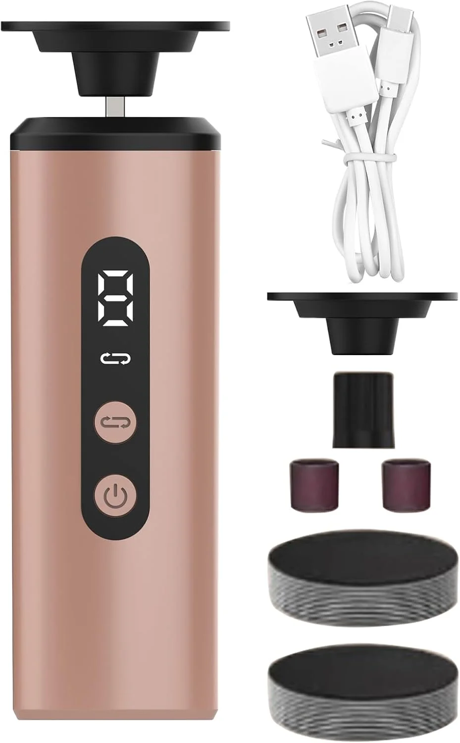 سوهان برقی پدیکور پا - از بین برنده پینه پا - اسکرابر پدیکور شارژی برای زنان، مردان، بزرگسالان و سالمندان