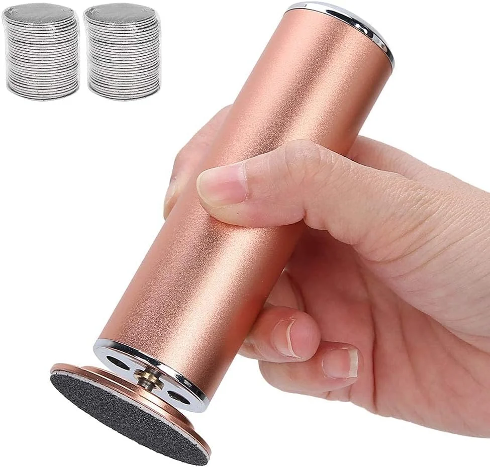 Electric Foot File, Exfoliate Callus Remover, Electric Foot Callus Remover, Foot Pedicure Tool Foot Grinding Machine for Cracked Dry Skin(US)