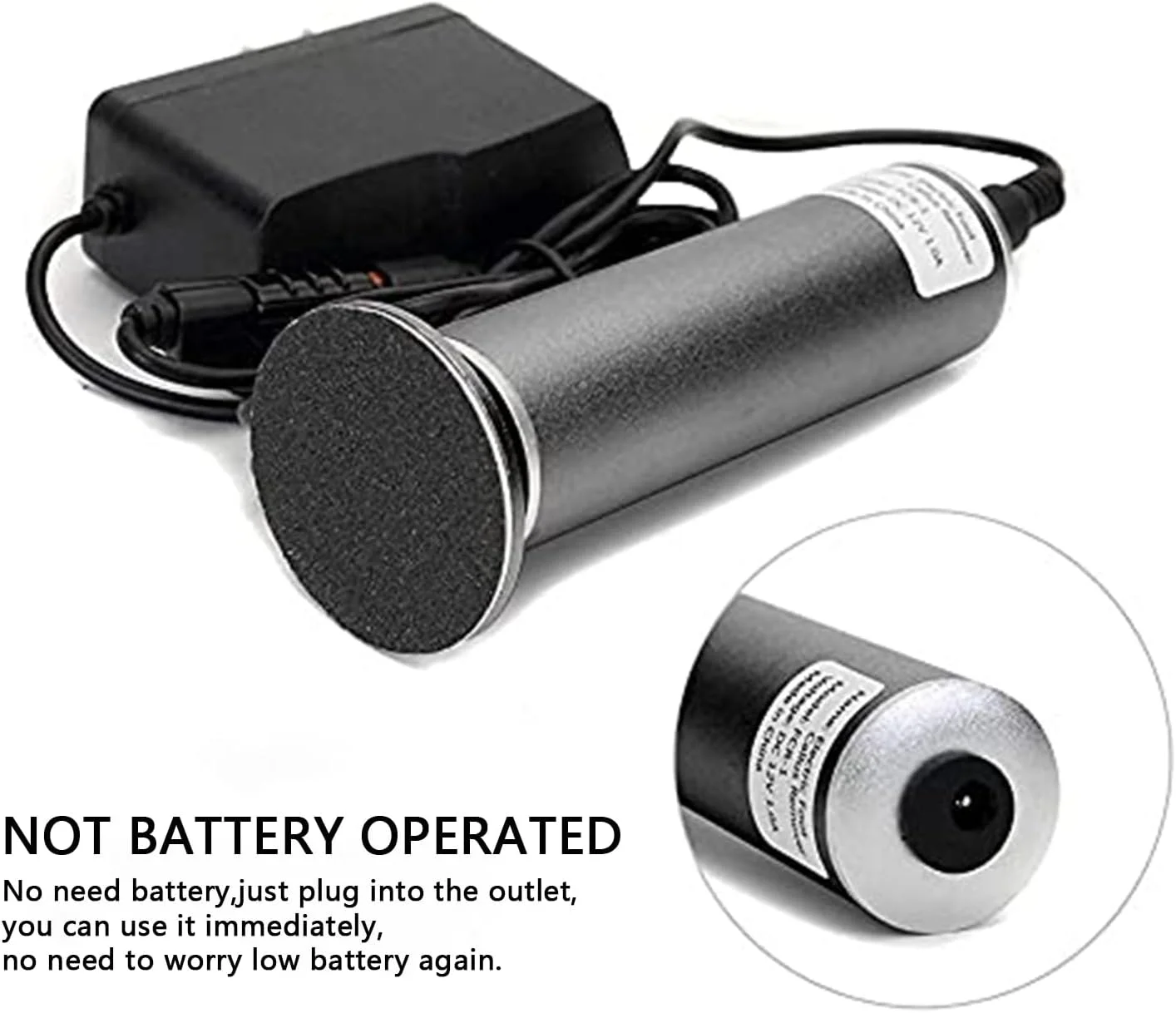 سوهان برقی پدیکور پا، سنگ پای برقی با کنترل سرعت، ابزار حرفه ای پدیکور با 60 عدد دیسک سمباده (مشکی) سوهان برقی پدیکور پا، سنگ پای برقی با کنترل سرعت، ابزار حرفه ای پدیکور با 60 عدد دیسک سمباده (مشکی)