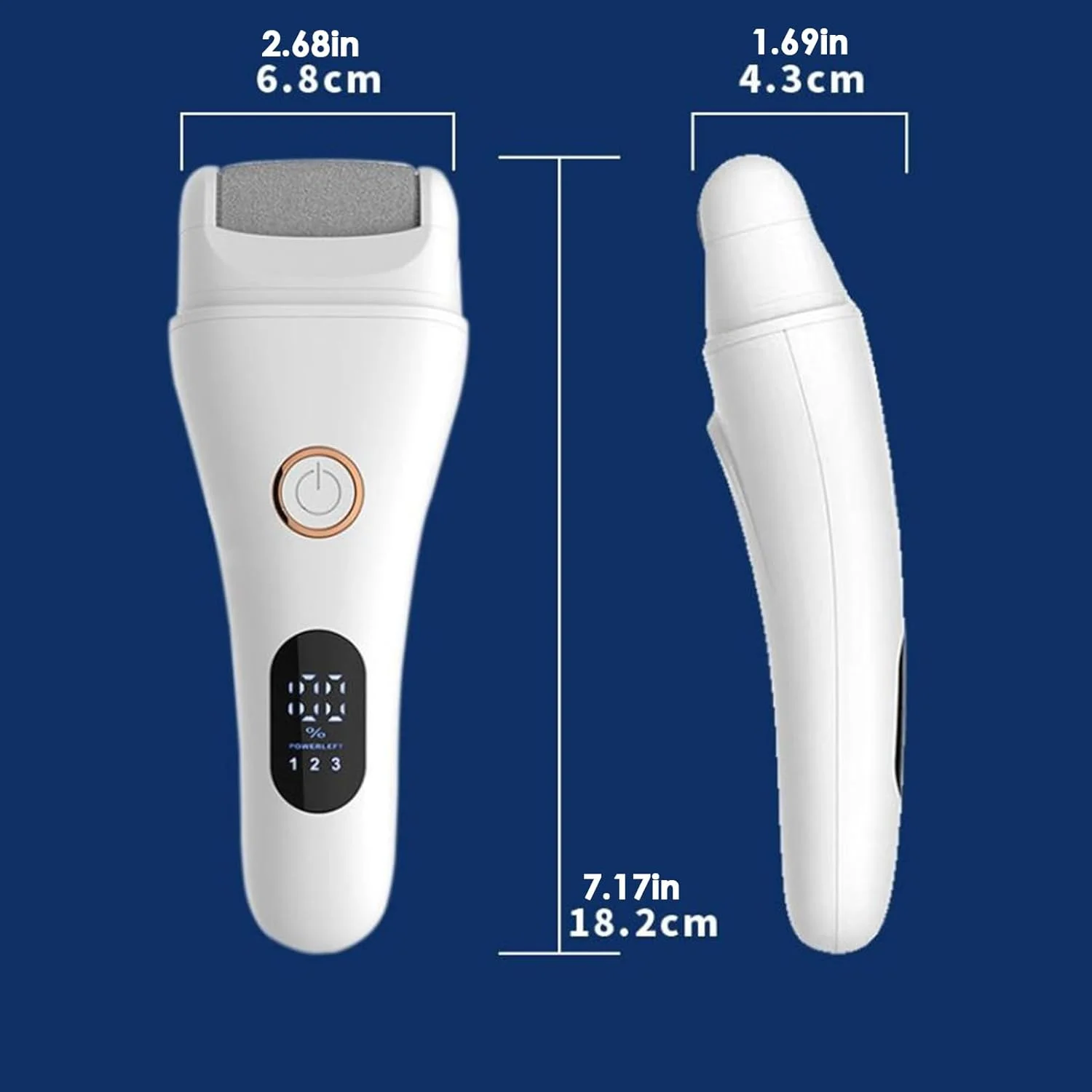 سوهان برقی پا - سنگ پای برقی | اسکرابر و تراشنده شارژی بی سیم با قدرت بالا برای ابزار مانیکور و پدیکور