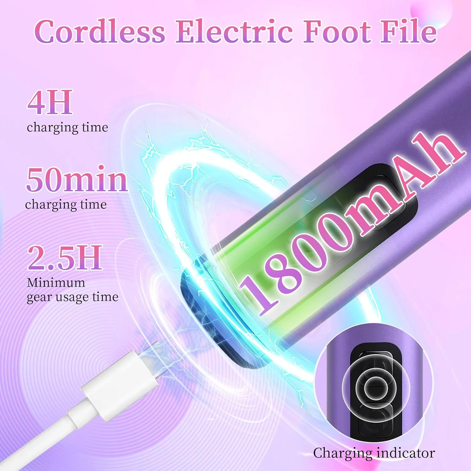 سوهان برقی پا، از بین برنده پوست سخت، دستگاه سنگ پای برقی 2 در 1 با 9 سرعت قابل تنظیم و دیسک سنباده جایگزین، از بین برنده پینه برقی پا، ابزار پدیکور پا برای پوست مرده سوهان برقی پا، از بین برنده پوست سخت، دستگاه سنگ پای برقی 2 در 1 با 9 سرعت قابل تنظیم و دیسک سنباده جایگزین، از بین برنده پینه برقی پا، ابزار پدیکور پا برای پوست مرده