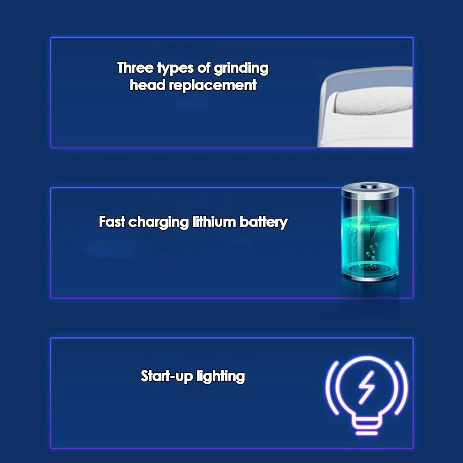 سوهان برقی پا - سنگ پای برقی | اسکرابر و تراشنده شارژی بی سیم با قدرت بالا برای ابزار مانیکور و پدیکور