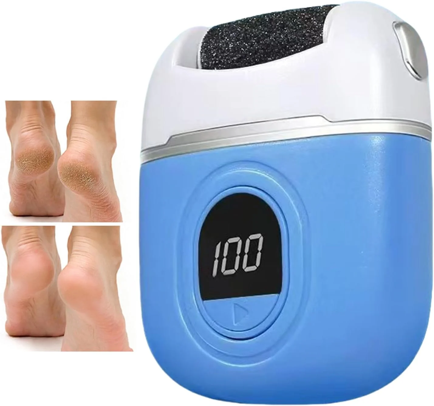 سوهان برقی پا | از بین برنده پوست مرده | سوهان برقی قابل شارژ بی سیم قابل حمل برای مراقبت از پوست مرده در خانه و پدیکور